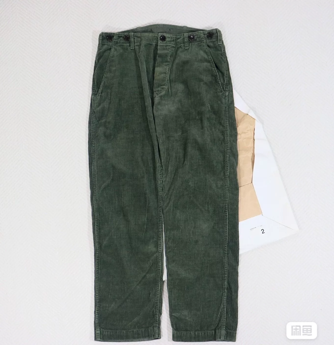 visvim Battalion Wale Cords Pants — front