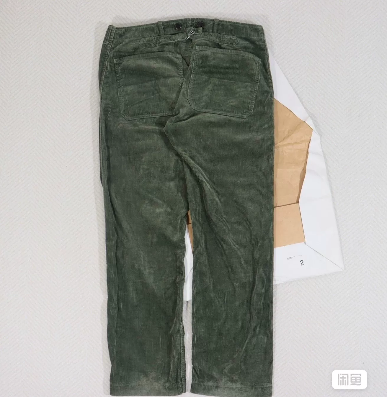 visvim Battalion Wale Cords Pants — detail