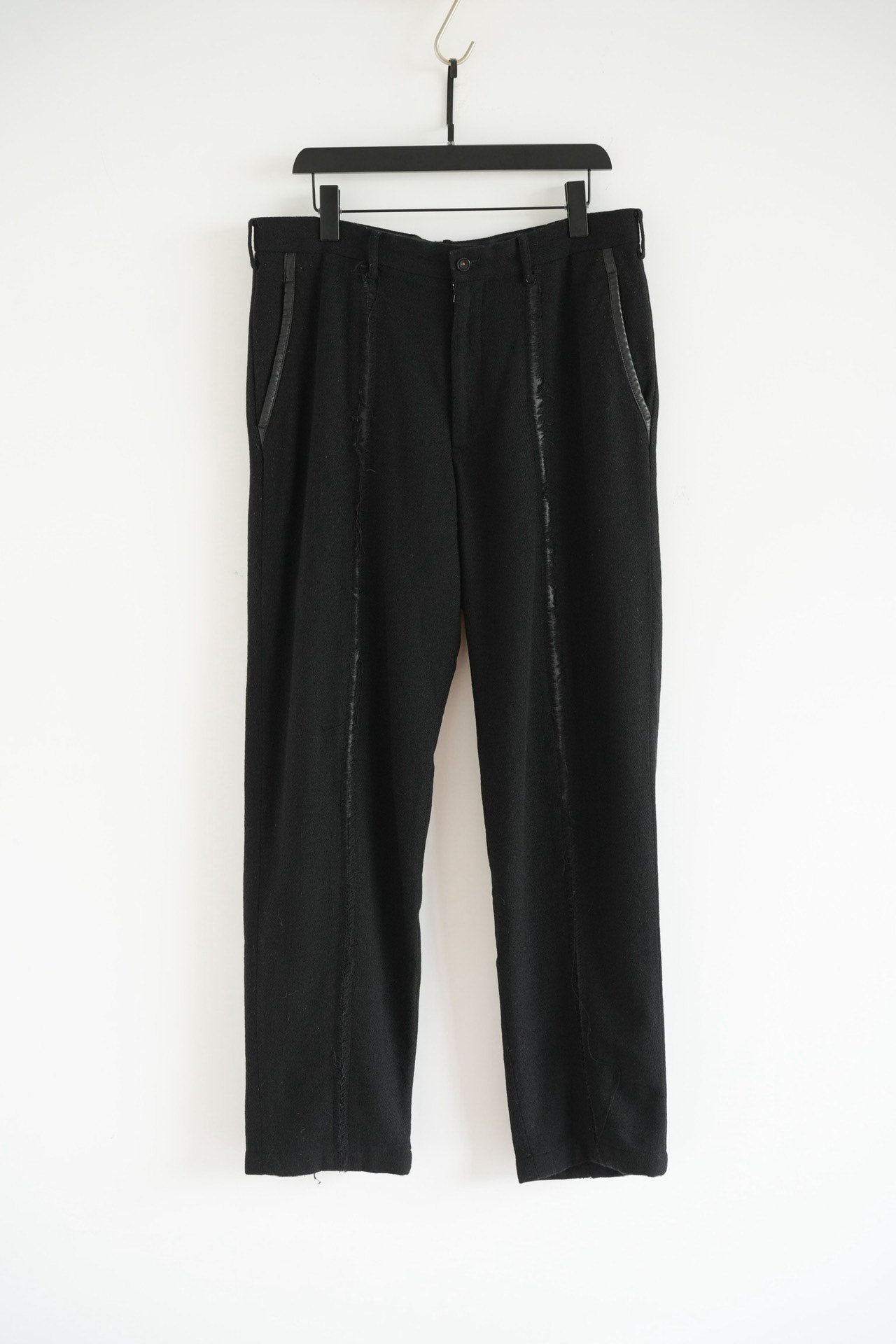Yohji Yamamoto 05AW Ripped Leather Trousers