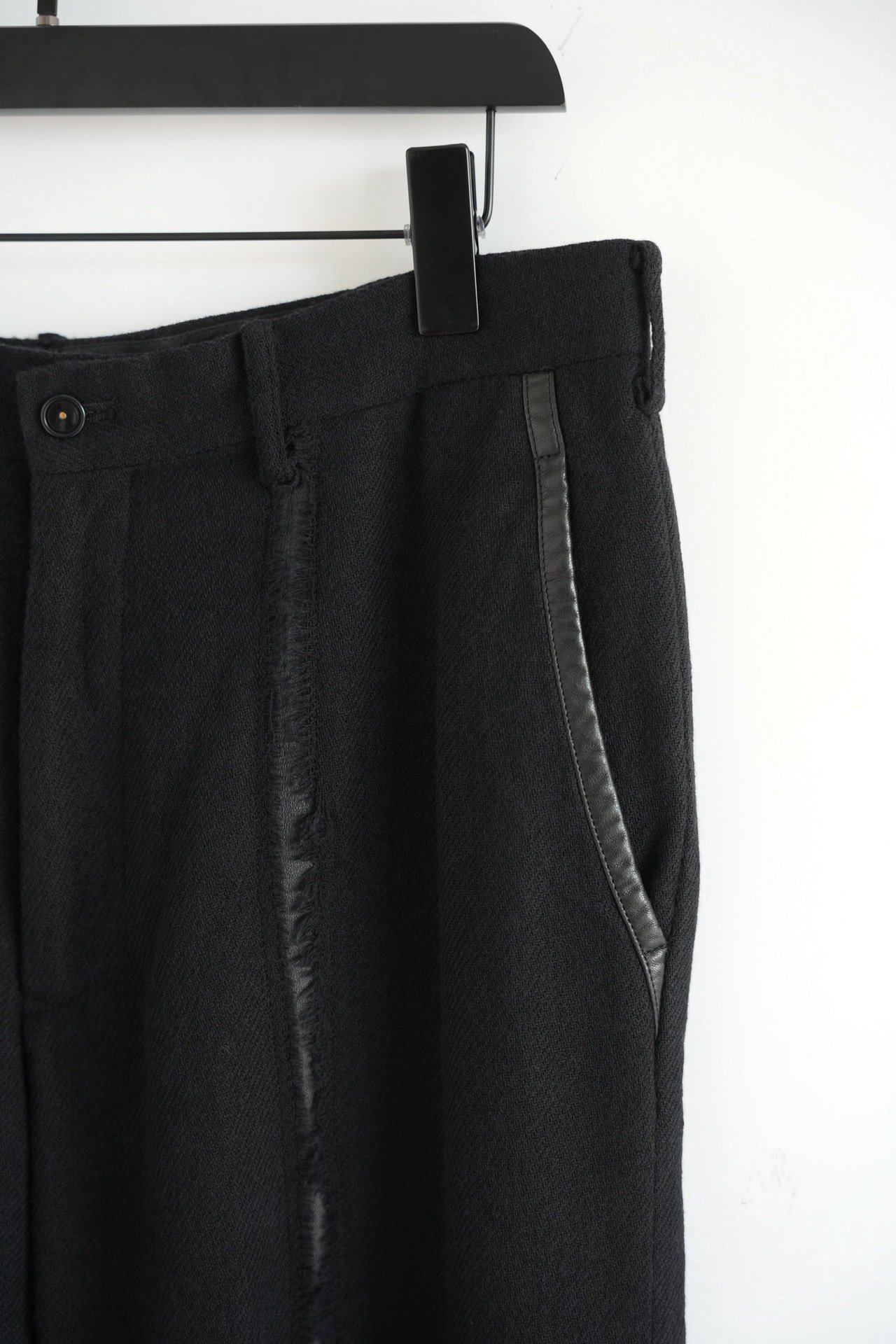 Yohji Yamamoto 05AW Ripped Leather Trousers — back