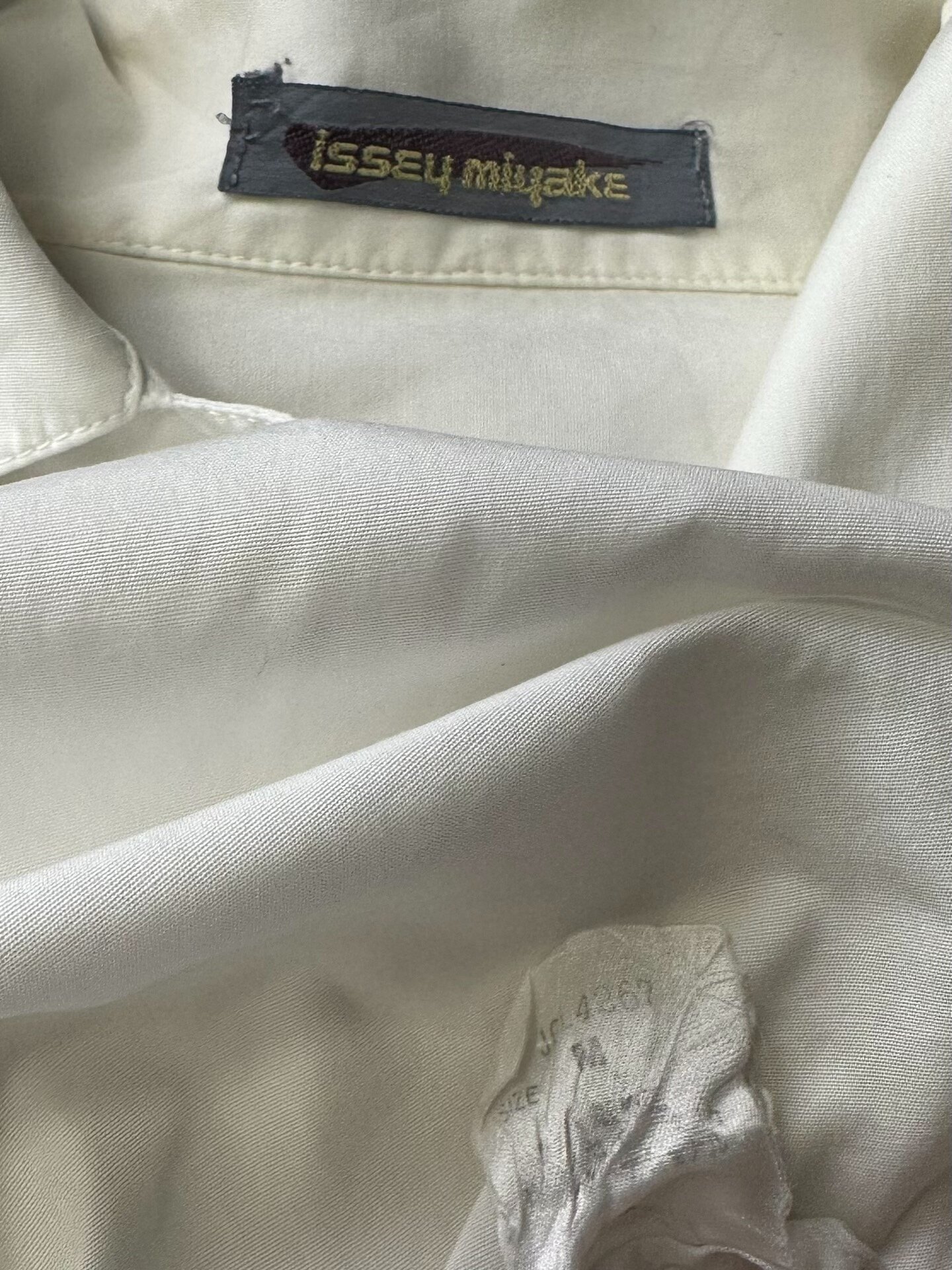 Issey Miyake 1980s Logo Shirt — back