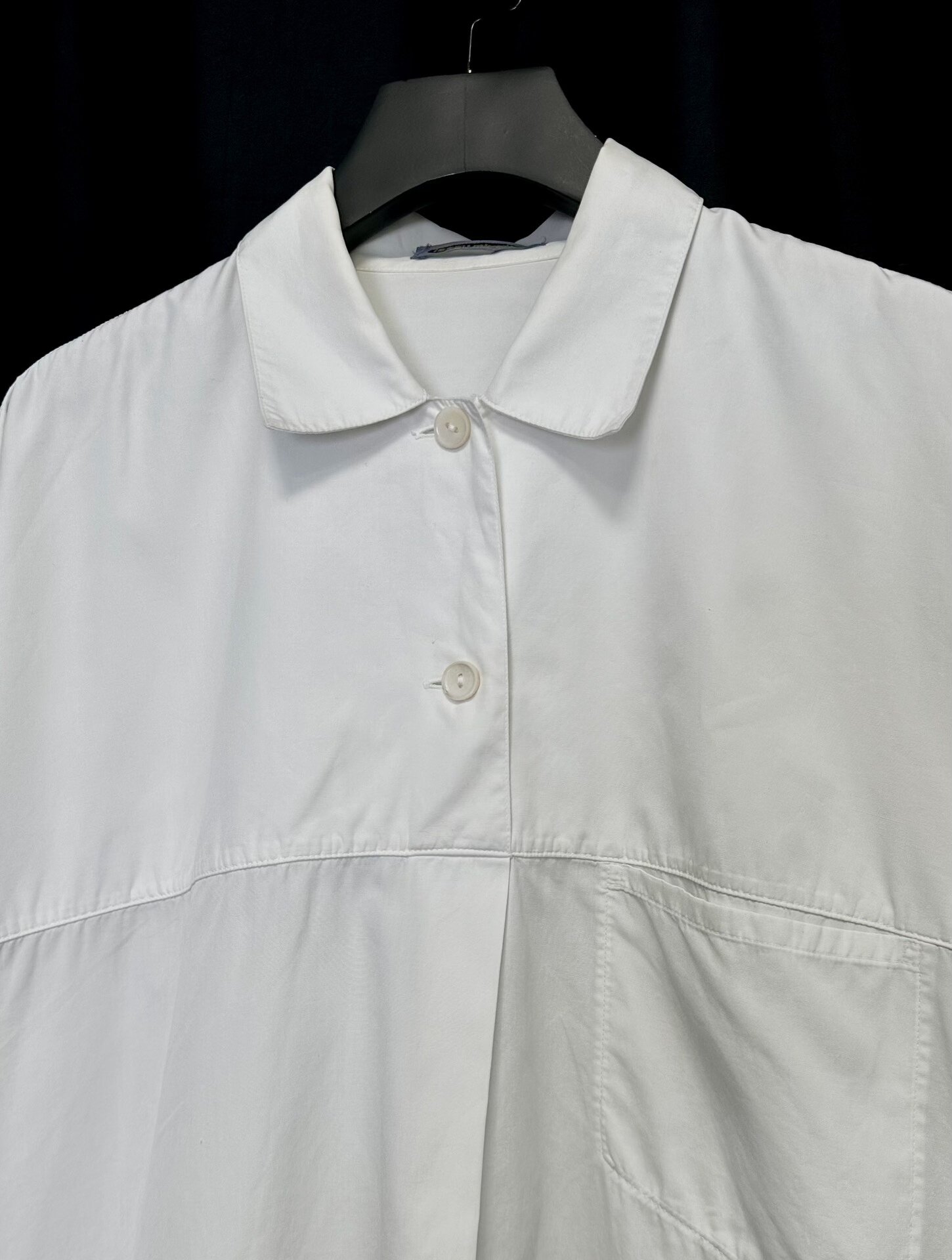 Issey Miyake 1980s Logo Shirt — detail