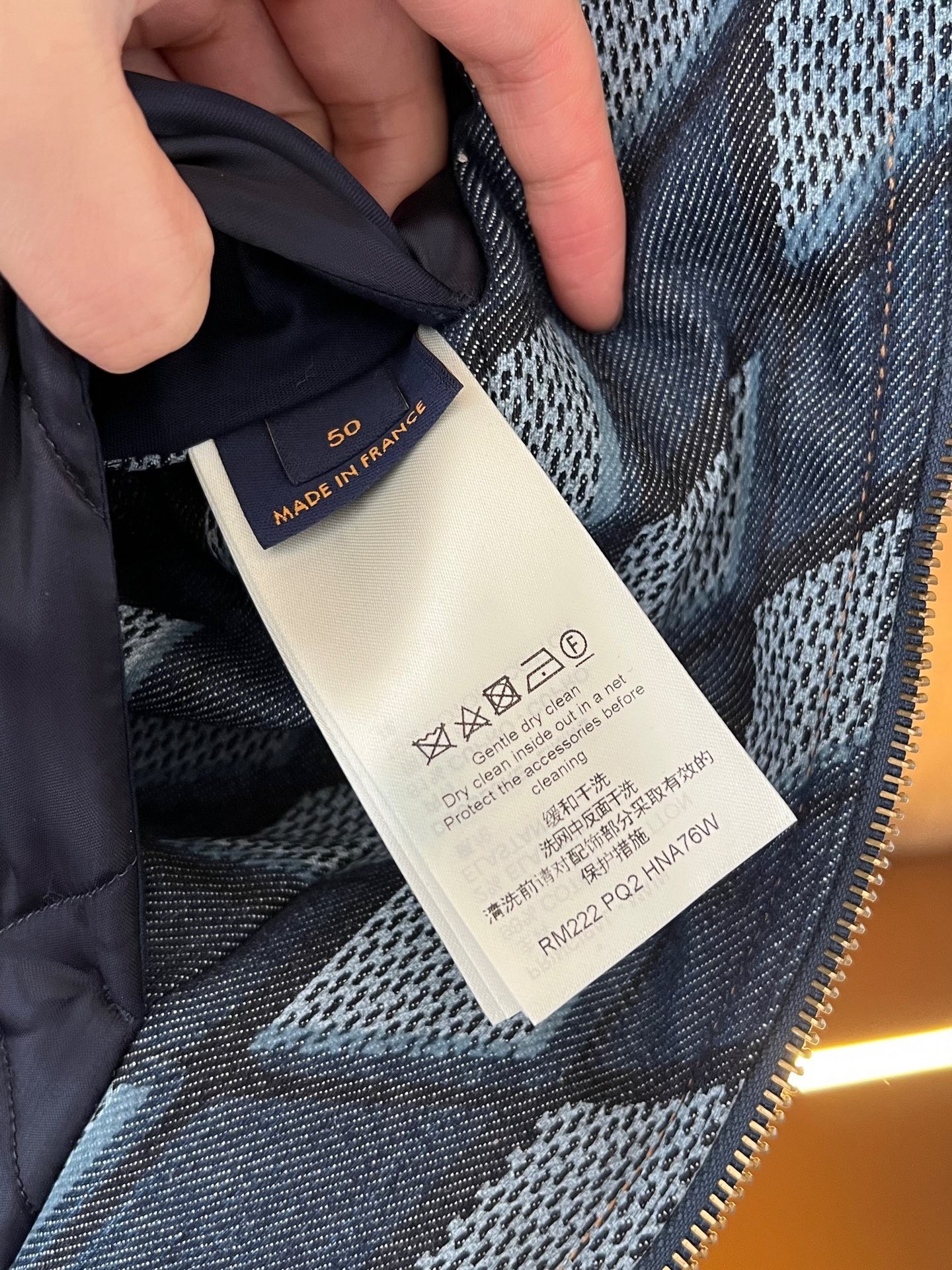 Louis Vuitton Diamond Quilted Puffer Jacket — back