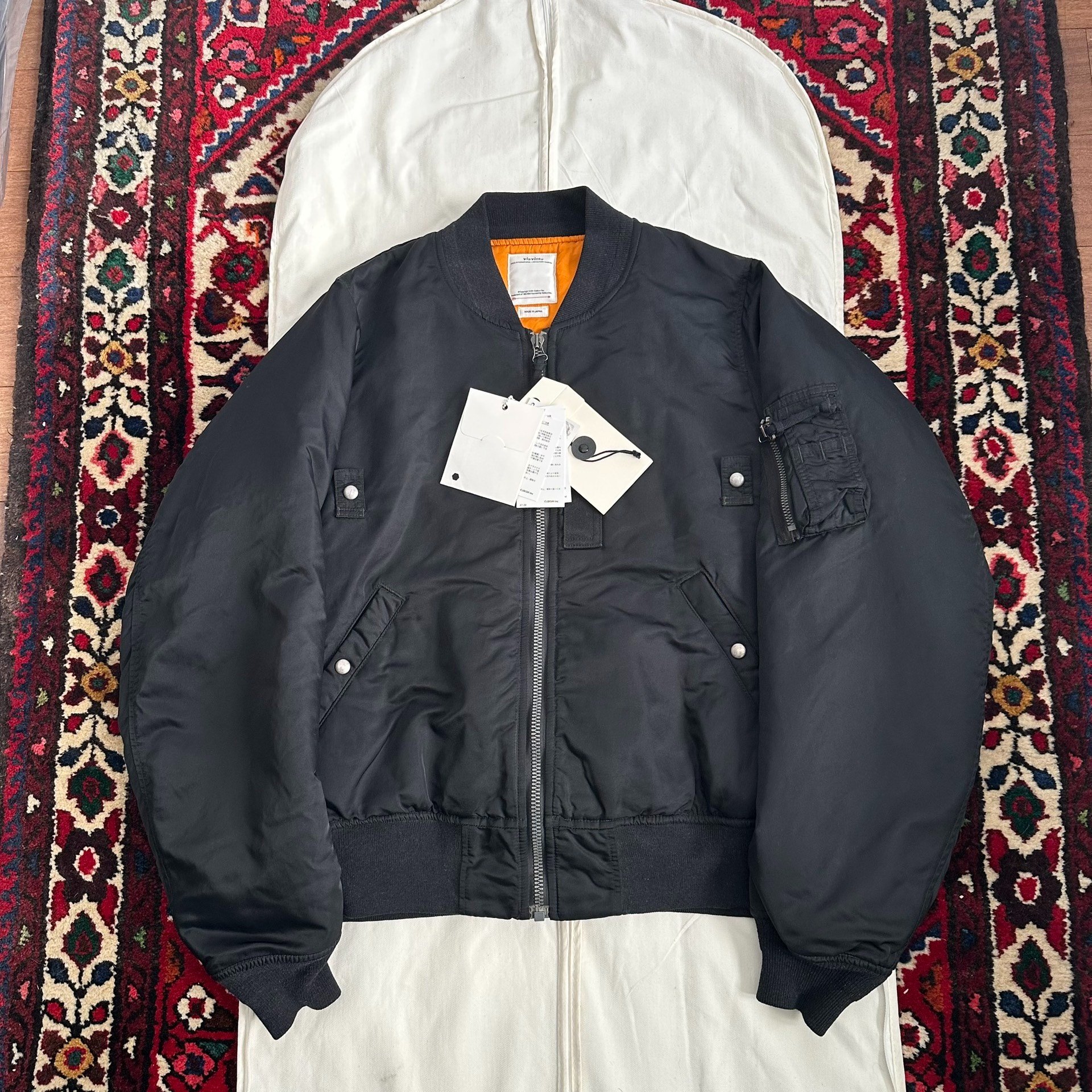 VISVIM 20AW THORSON MA1 Mud-Dyed Jacket