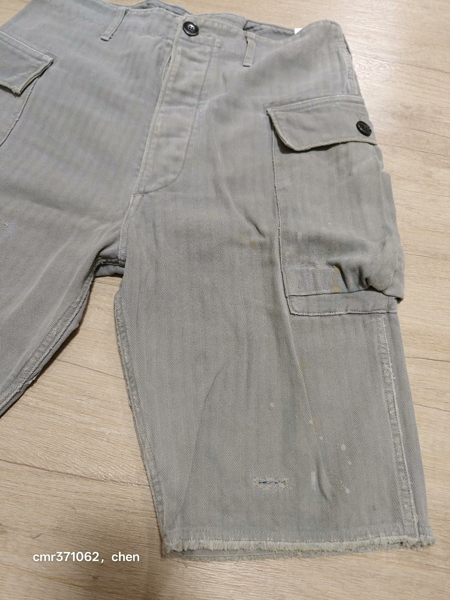 visvim 19AW Veterans Crash Shorts — detail