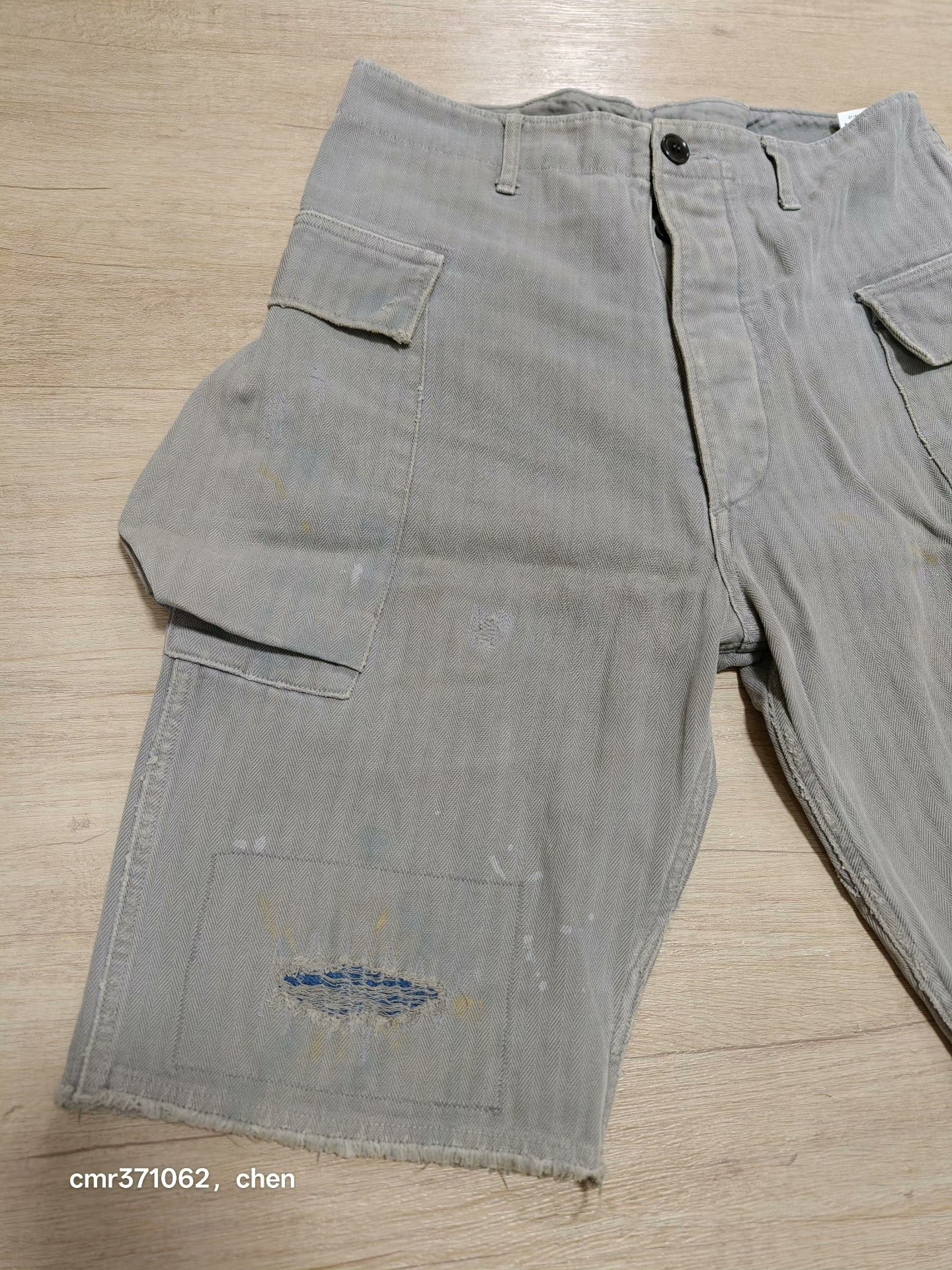 visvim 19AW Veterans Crash Shorts — front