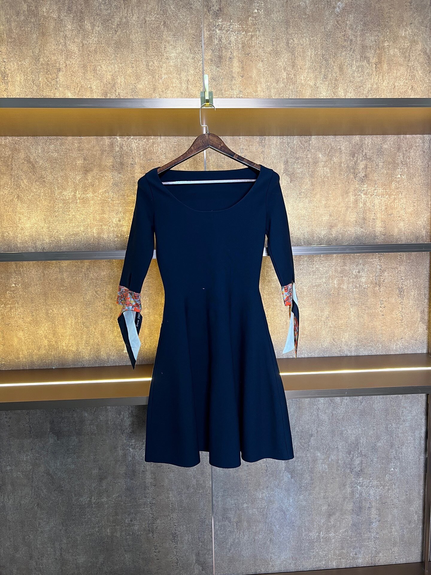 Dior Silk Scarf Dress — front