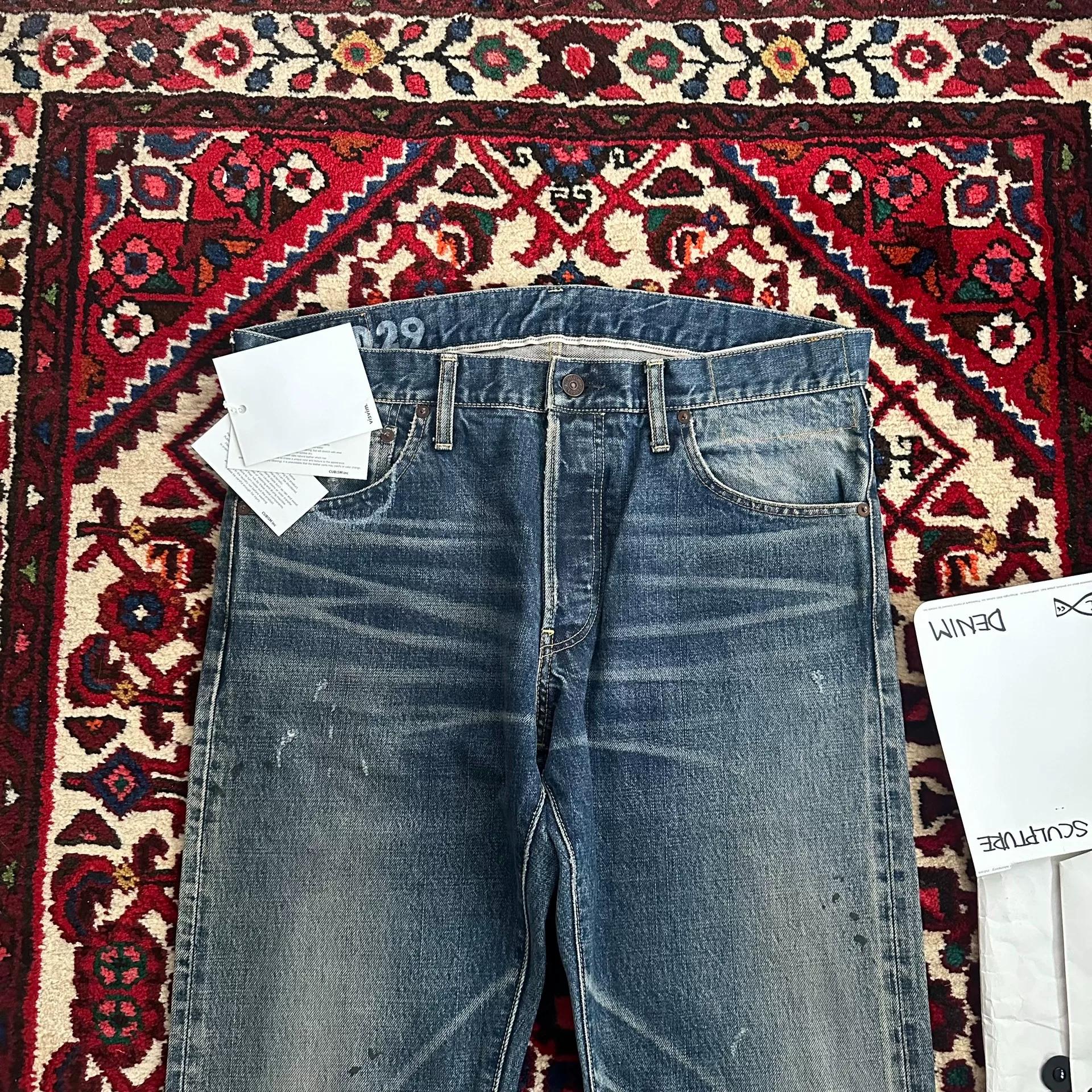 visvim 21aw 01.2D29 Washed Jeans — back