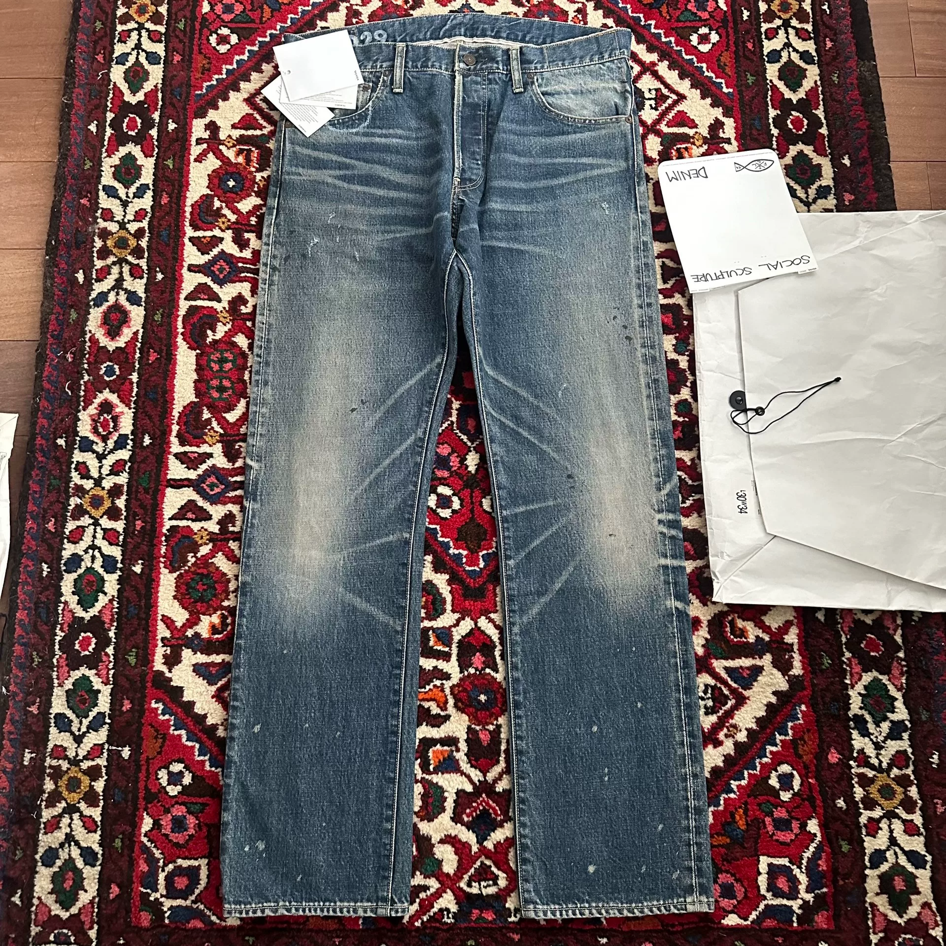 visvim 21aw 01.2D29 Washed Jeans