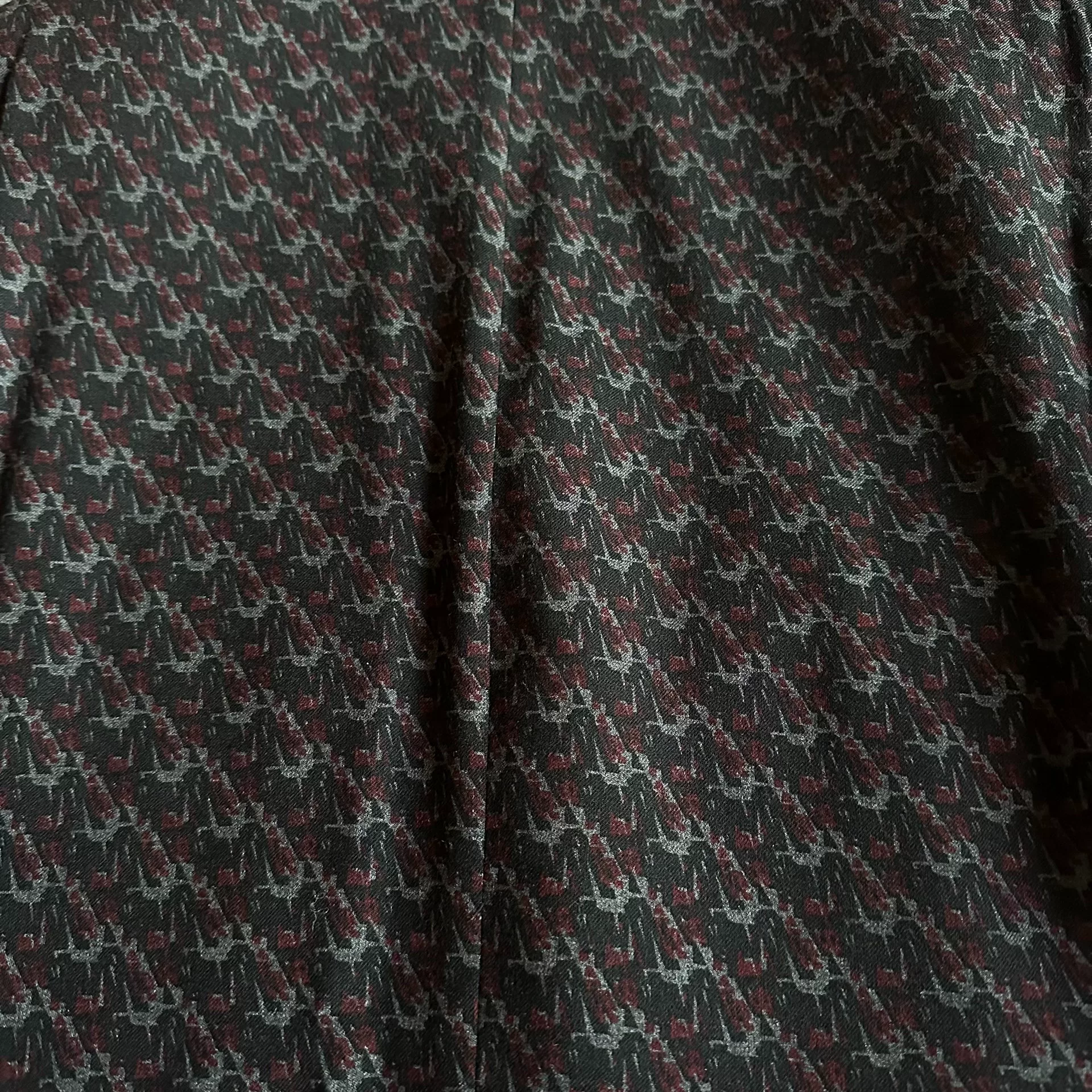 Dior Houndstooth Printed Suit Jacket — label