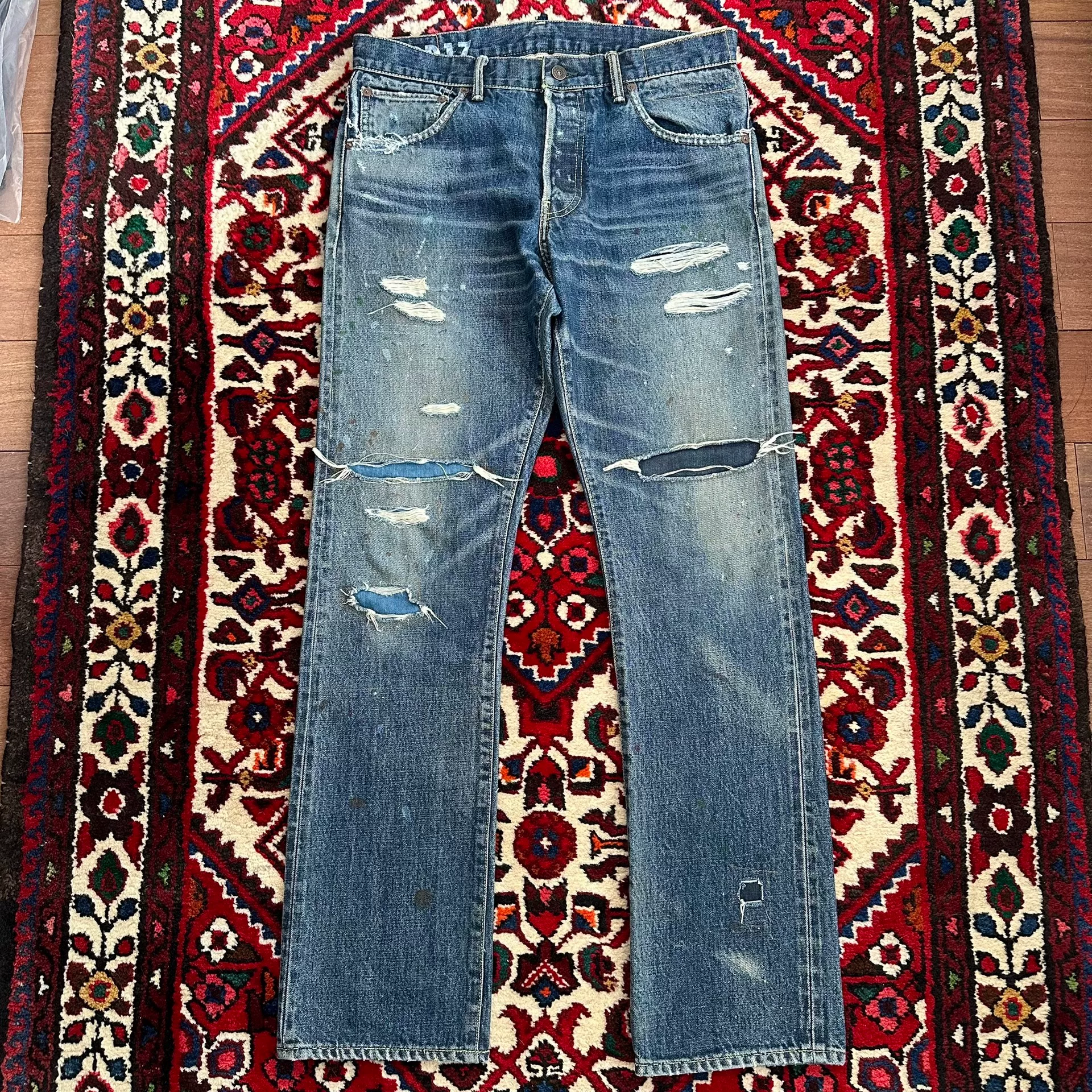 visvim 20AW Journeyman Mud Wide Jeans