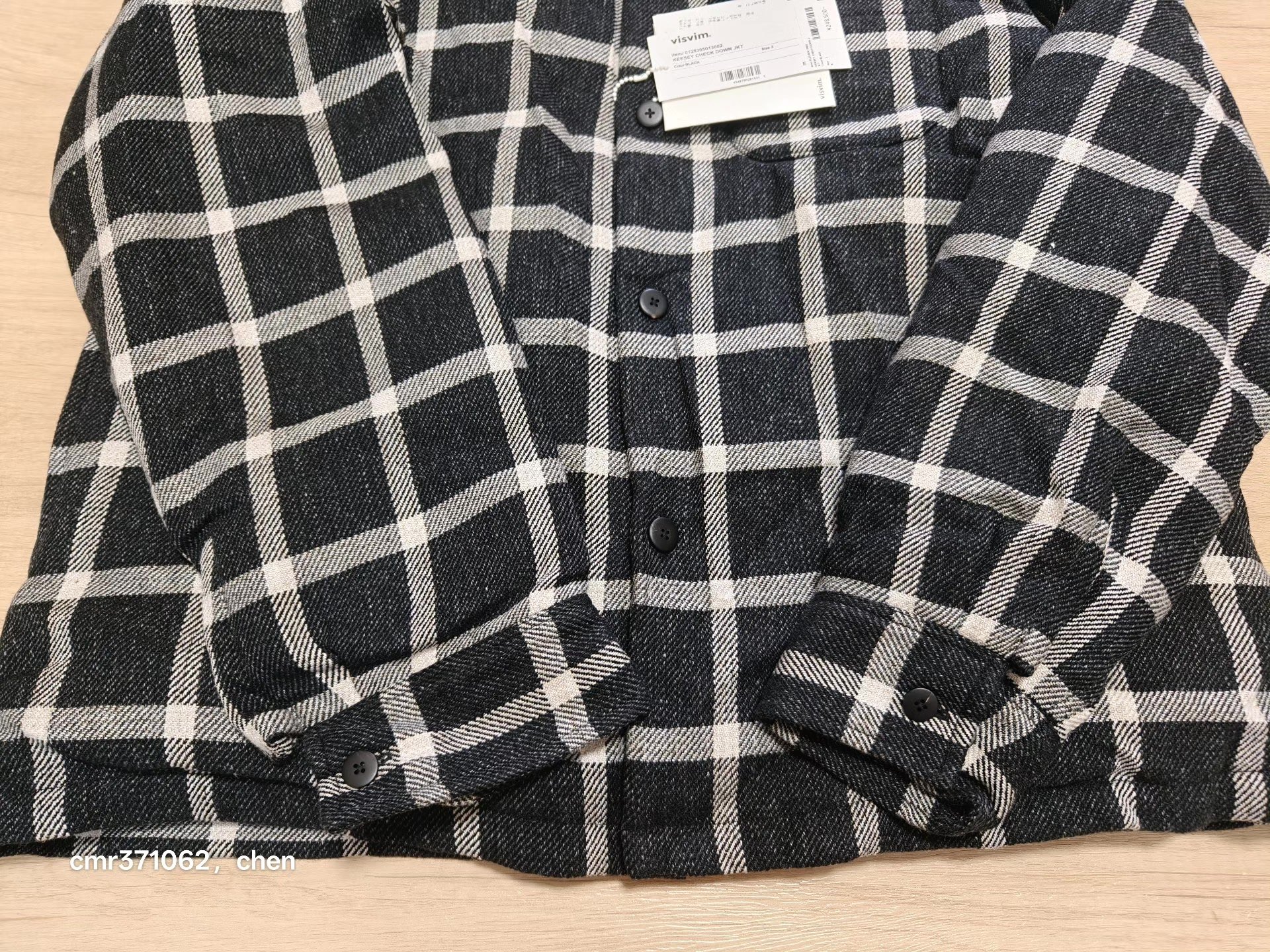 VISVIM 25SS KEESEY CHECK DOWN JKT — detail