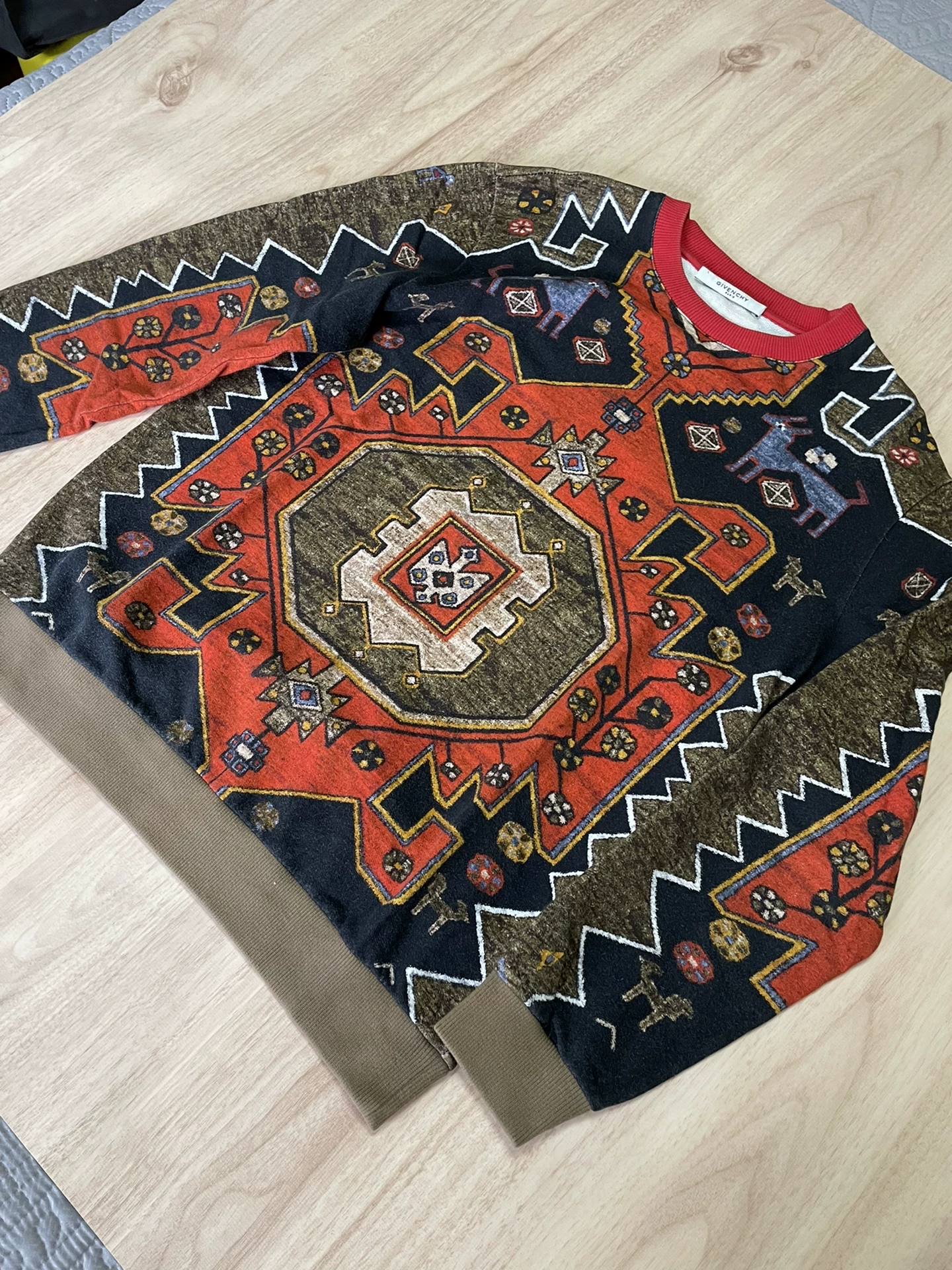 Givenchy Bohemian Style Pullover Hoodie — front