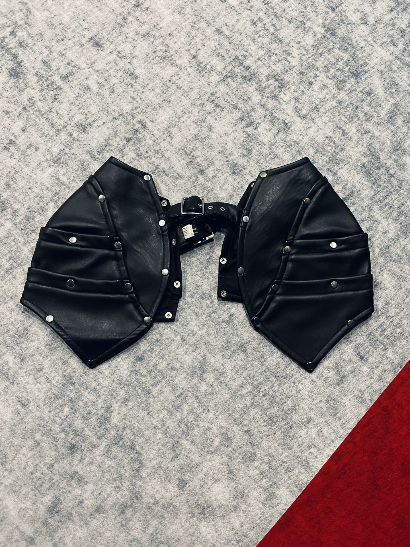 Comme des Garcons Homme Plus Leather Shoulder Armor