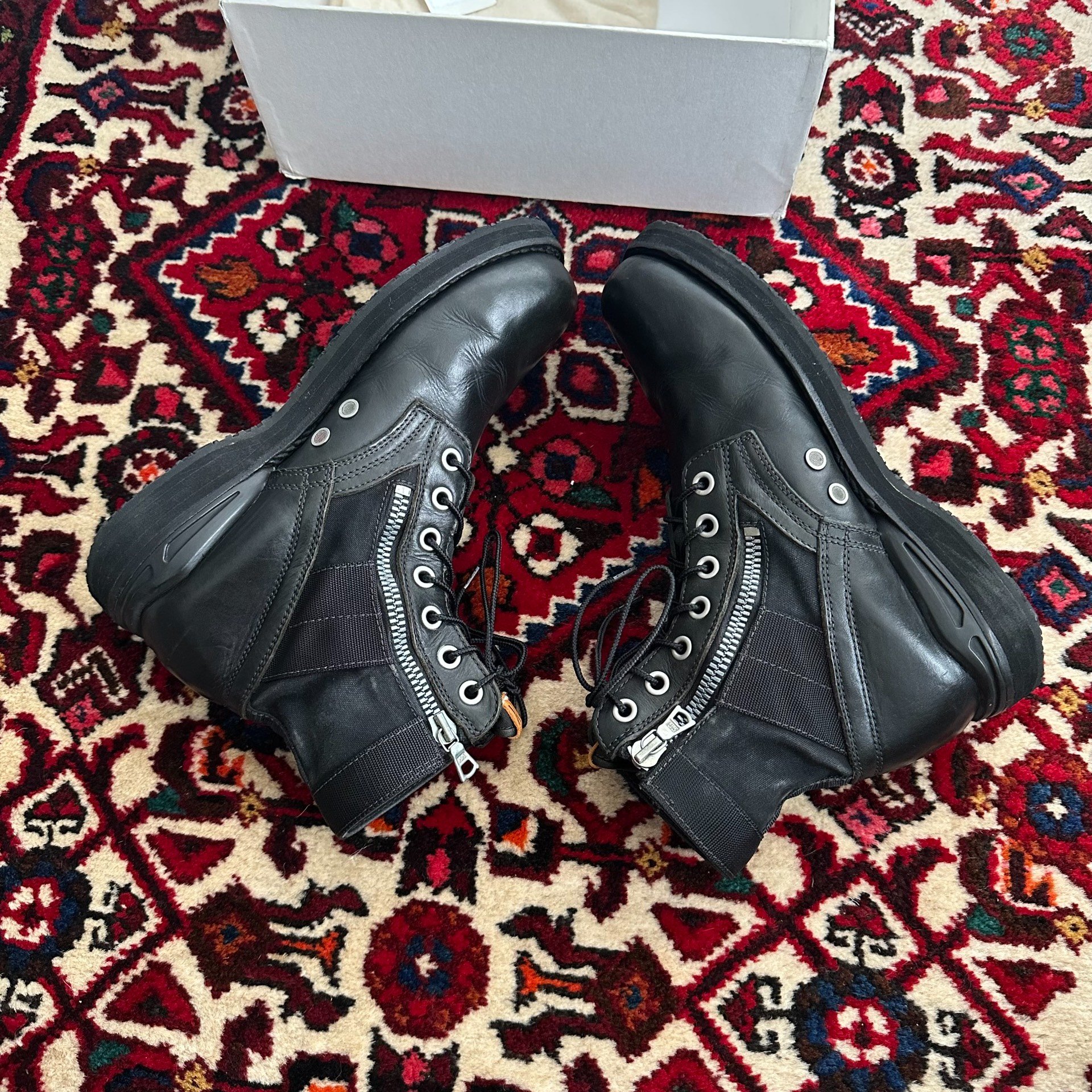 visvim 17ss 7-hole Leather Boots — back