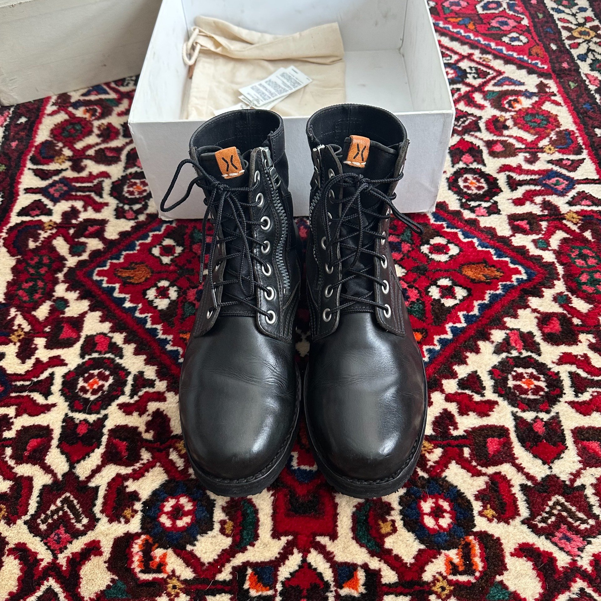 visvim 17ss 7-hole Leather Boots