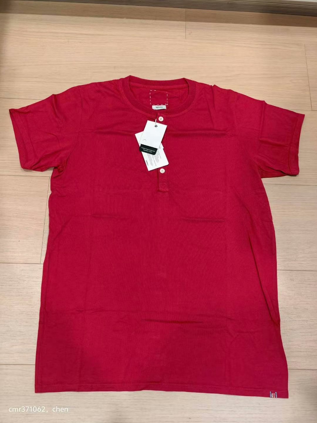 visvim 14ss Cochineal Henley (Giza)