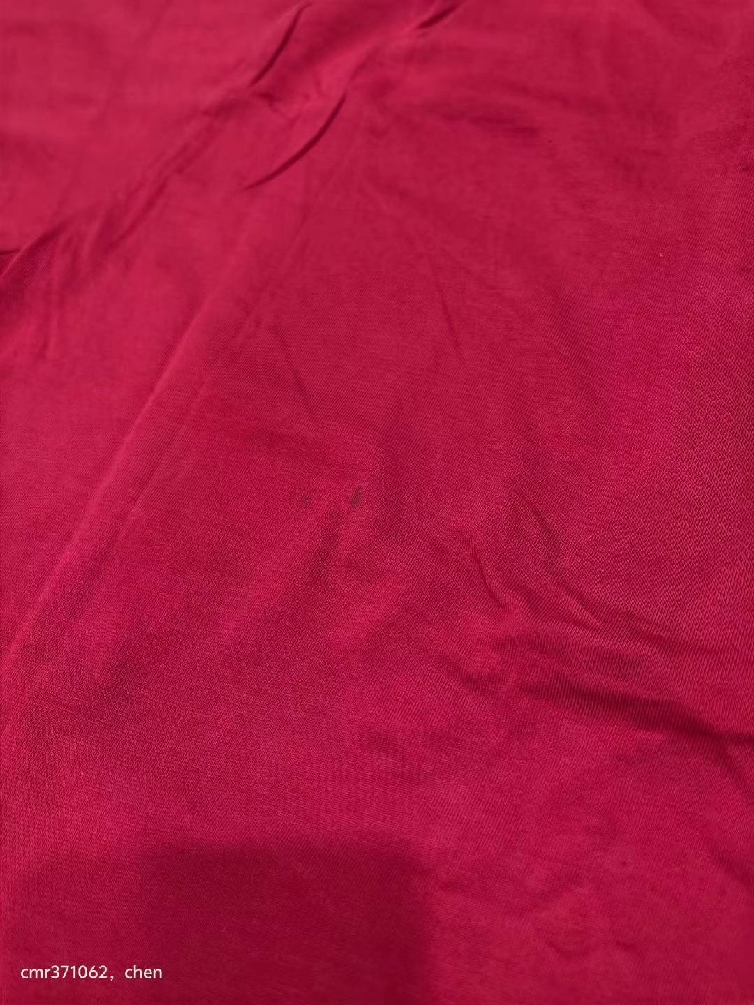 visvim 14ss Cochineal Henley (Giza) — back