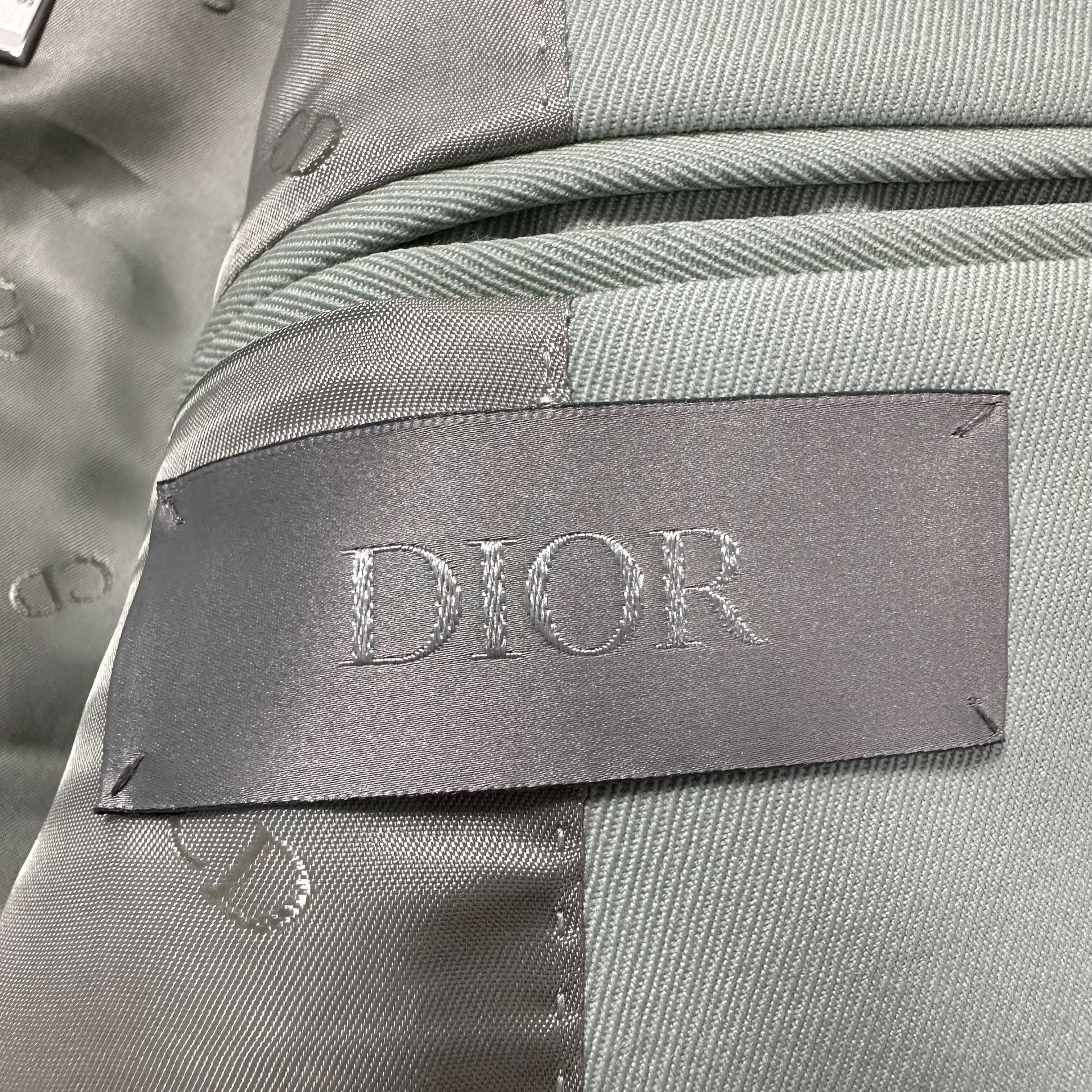 Dior Man Light Blue Peak Lapel Blazer — back