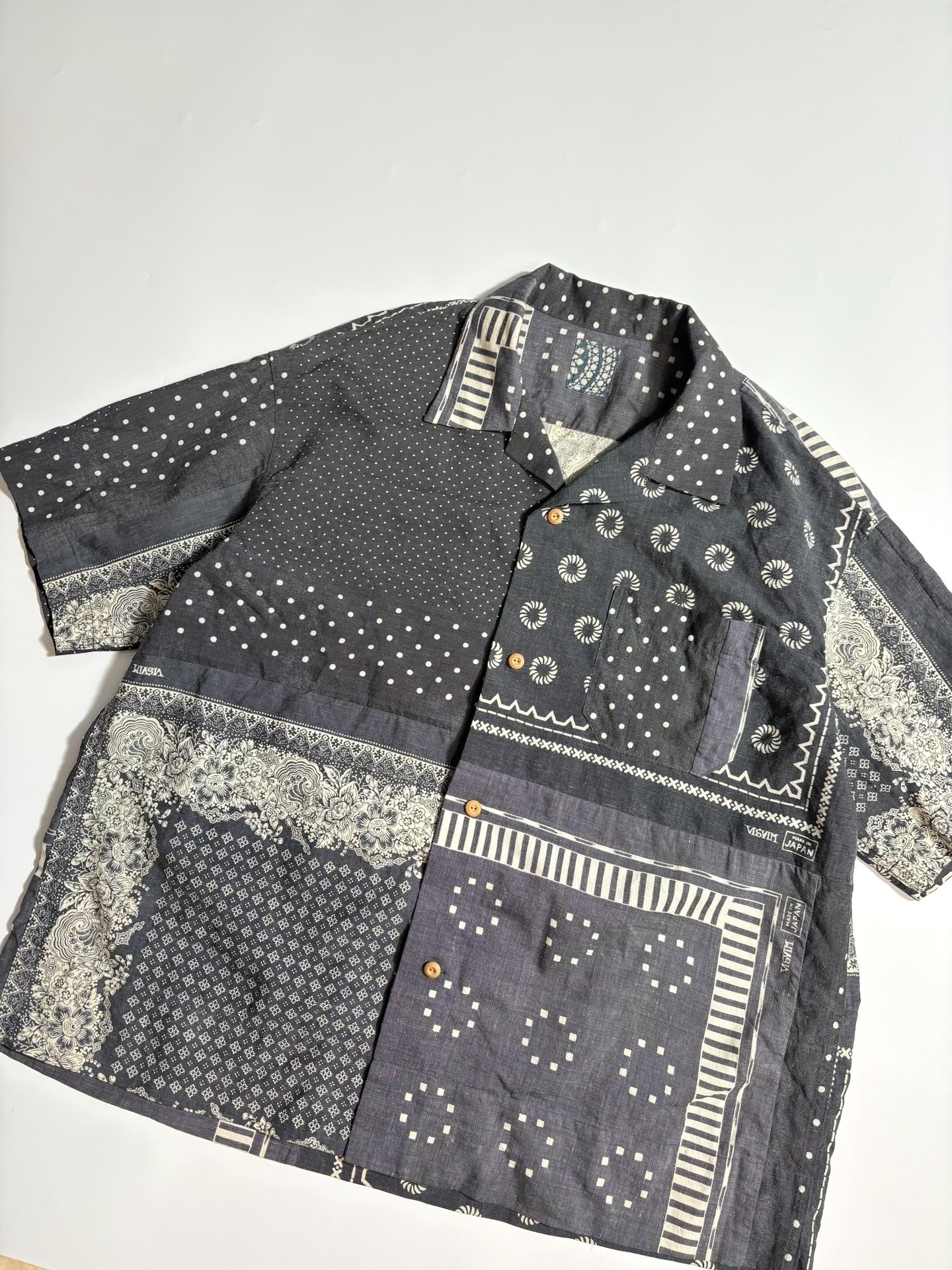 VISVIM ICT COPA Mud-Dyed Shirt — front