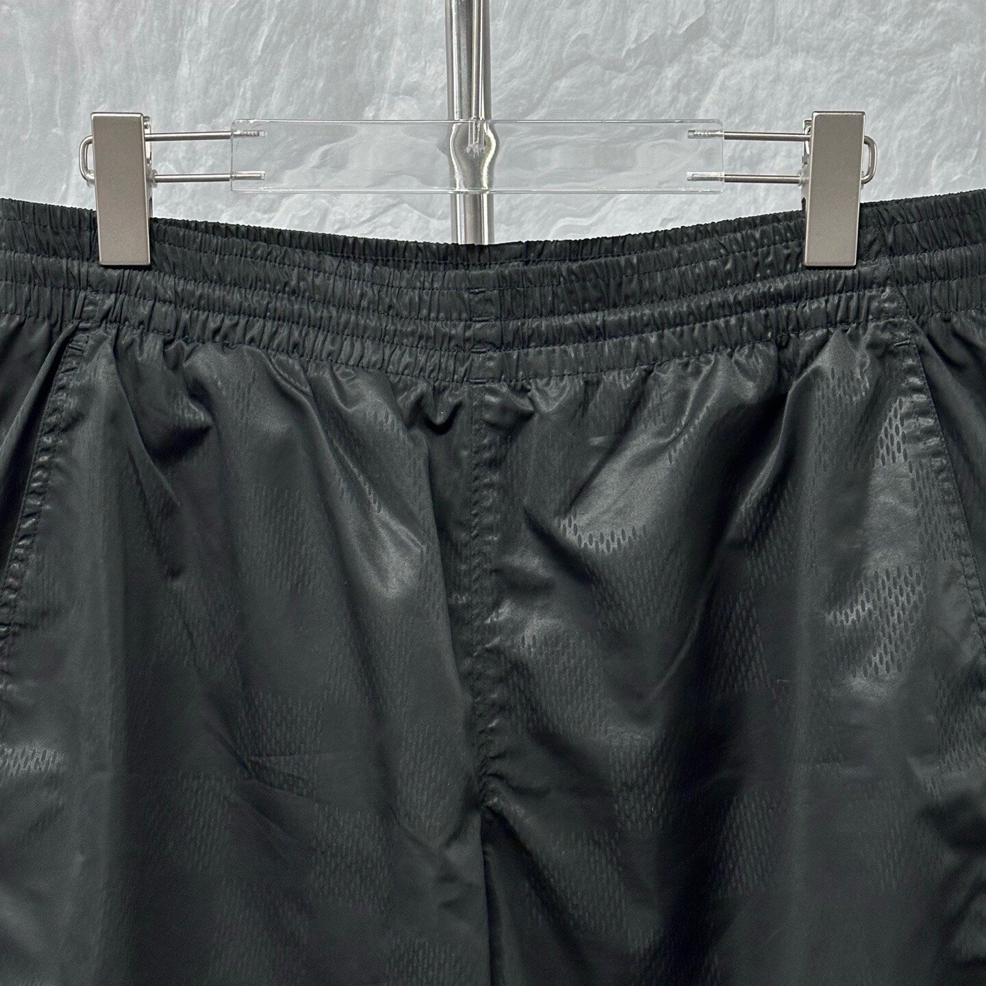 Louis Vuitton SS24 Checkerboard Elastic Shorts — front