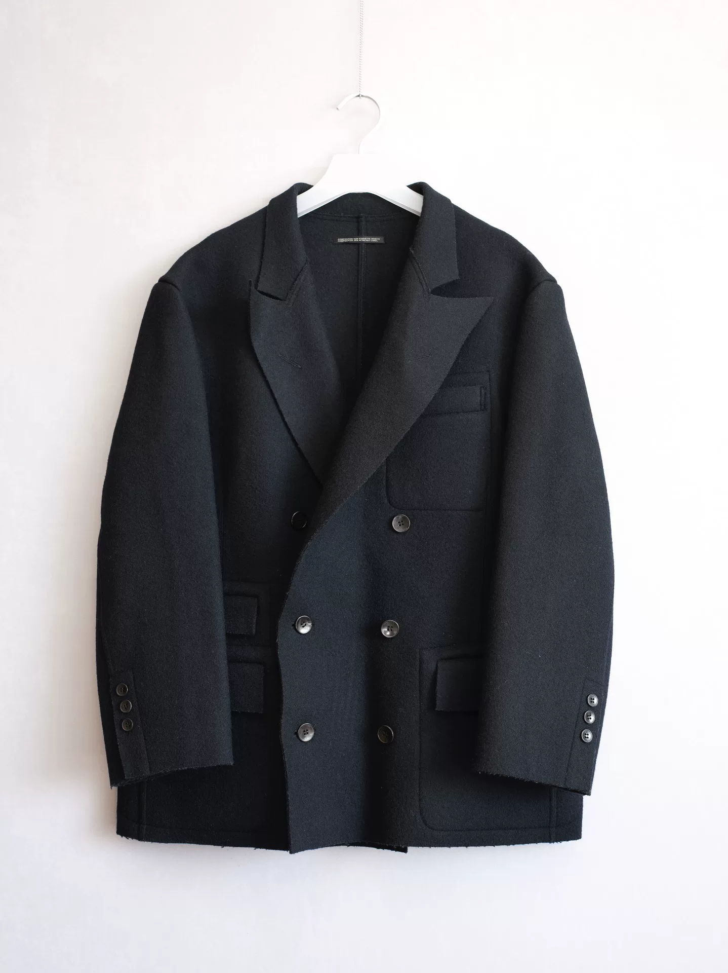 Yohji Yamamoto 95AW Double-Breasted Blazer — front