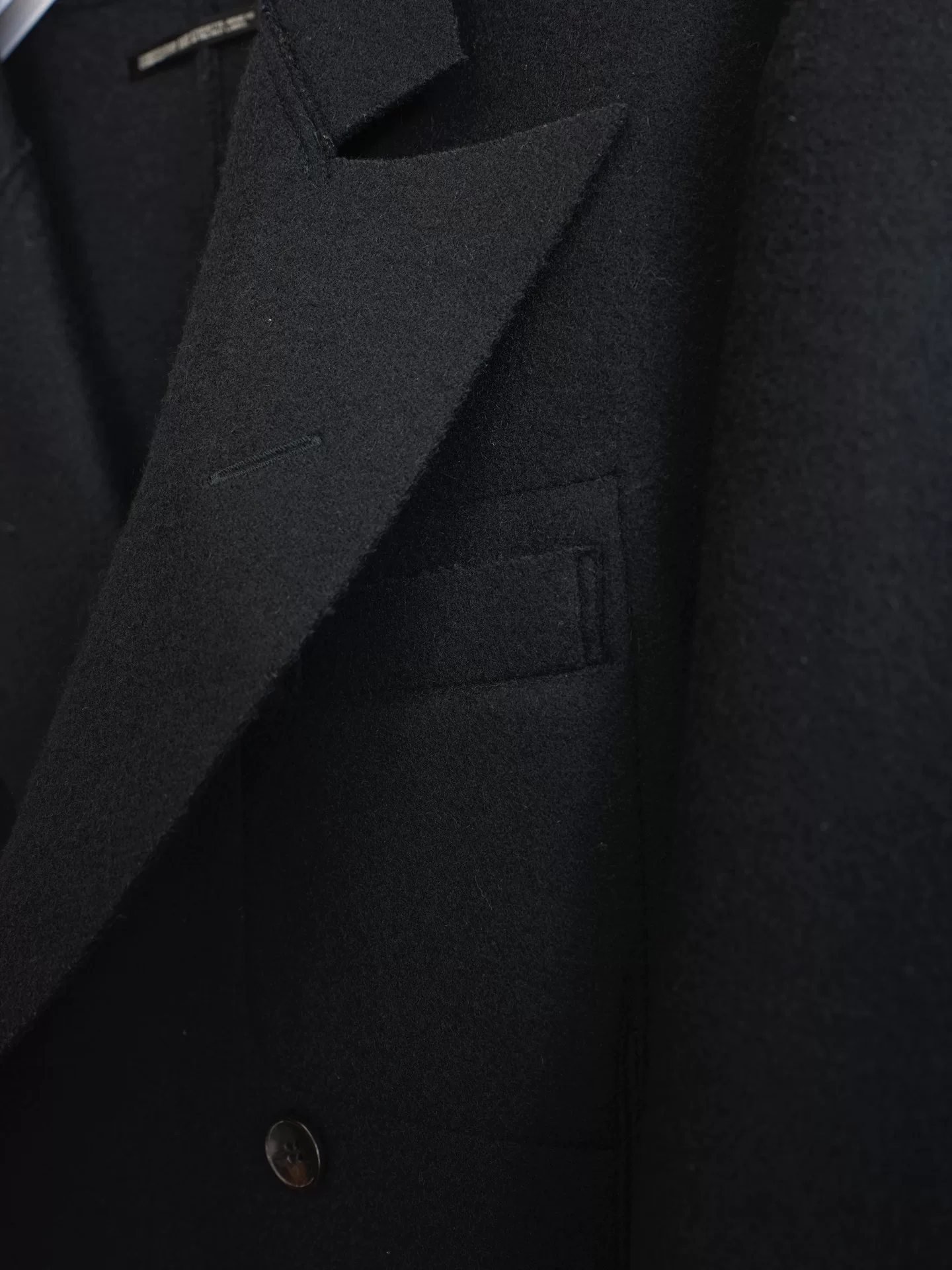 Yohji Yamamoto 95AW Double-Breasted Blazer — label