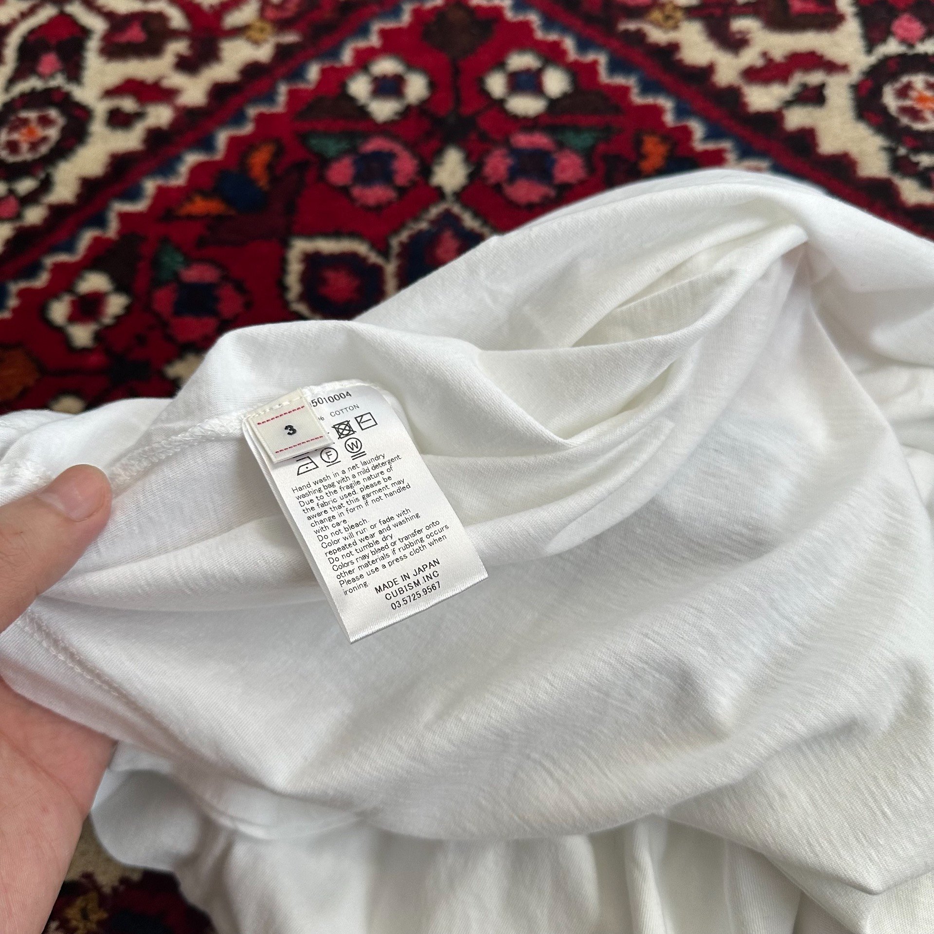 VISVIM 19SS ICT Jumbo Tee S/S — label