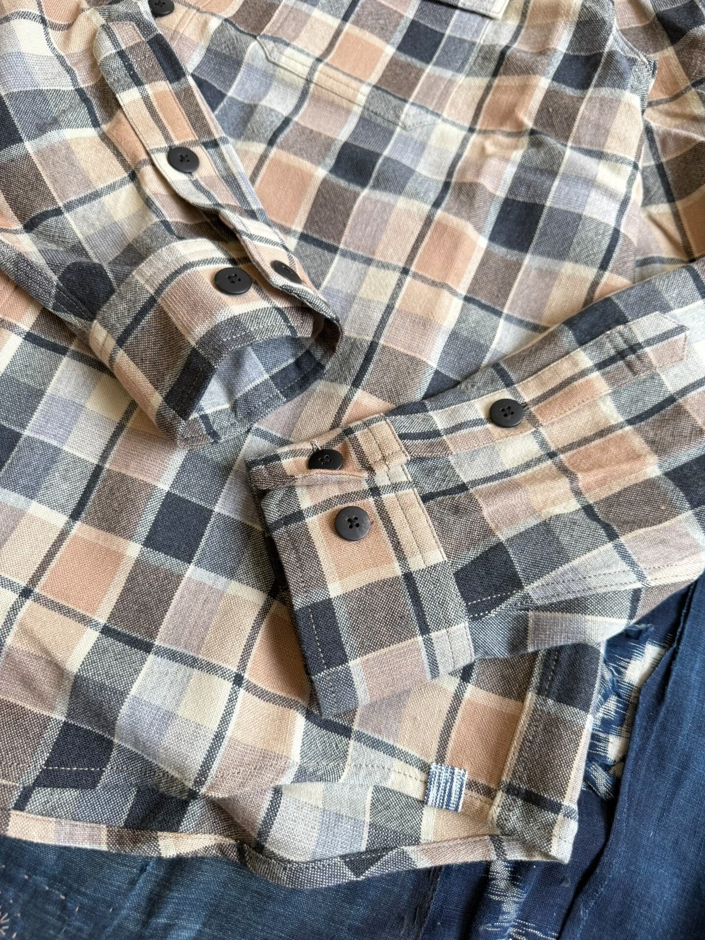 VISVIM 25SS LUMBER CHECK Shirt — label