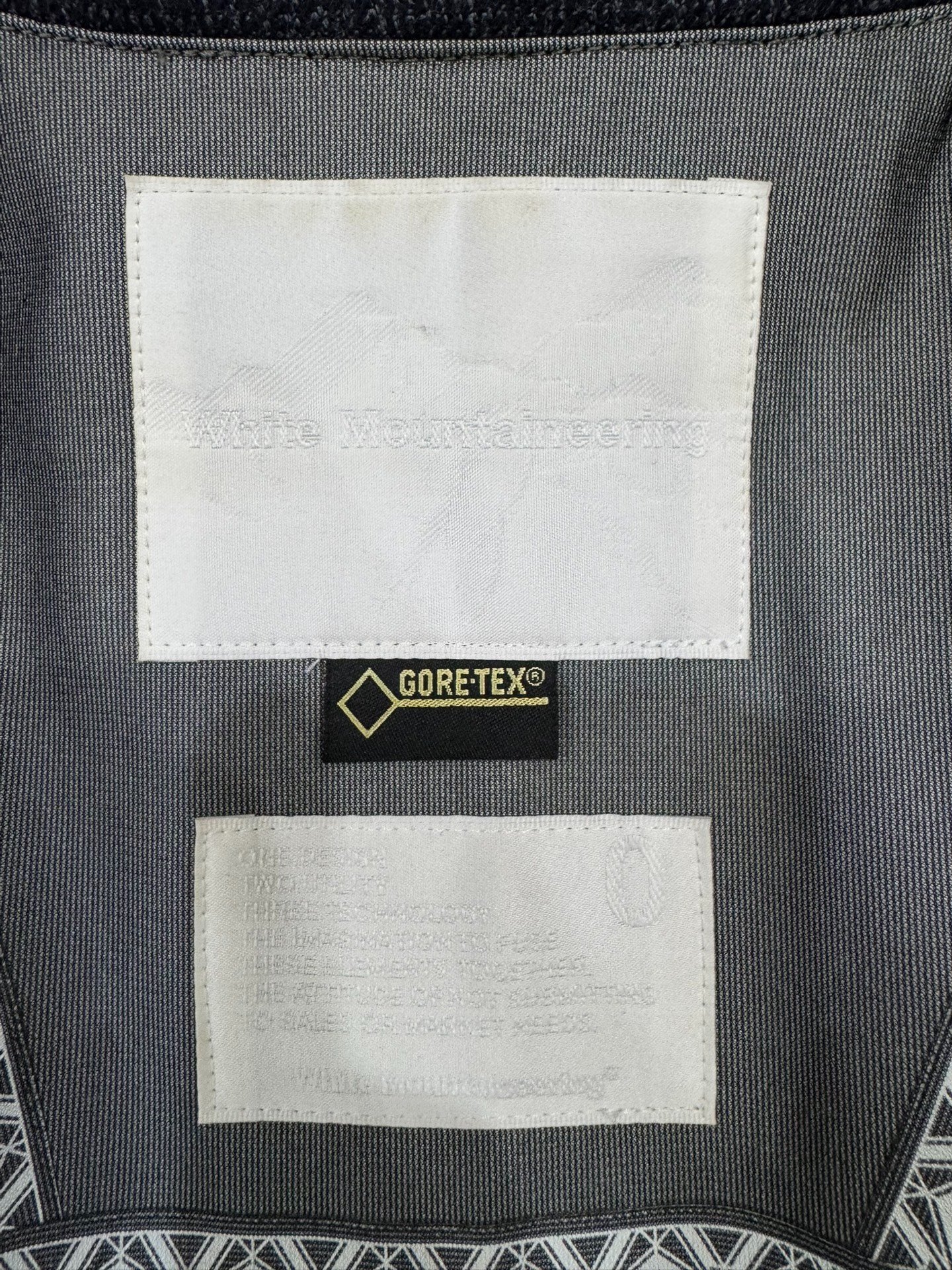 White Mountaineering Gore-Tex Check Jacket — back