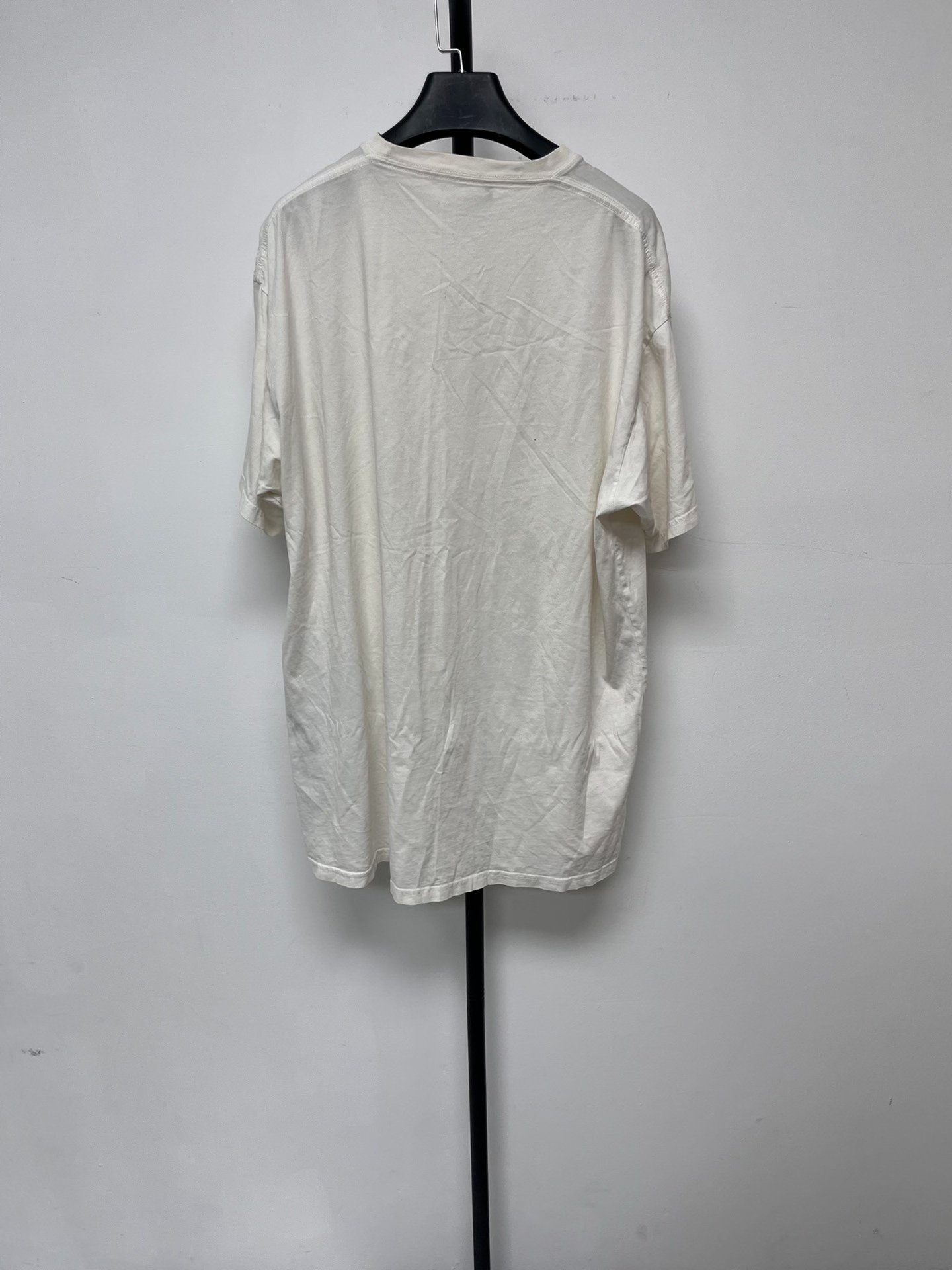 Balenciaga Logo Print Round Neck T-Shirt — front