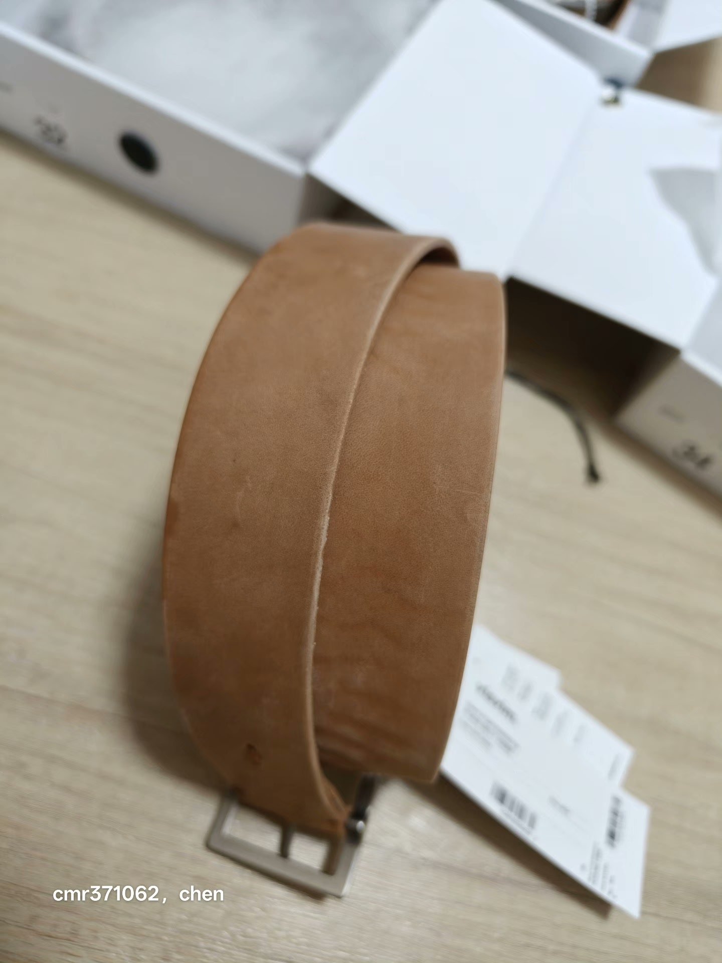 visvim 26SS Plain Belt 45MM — back