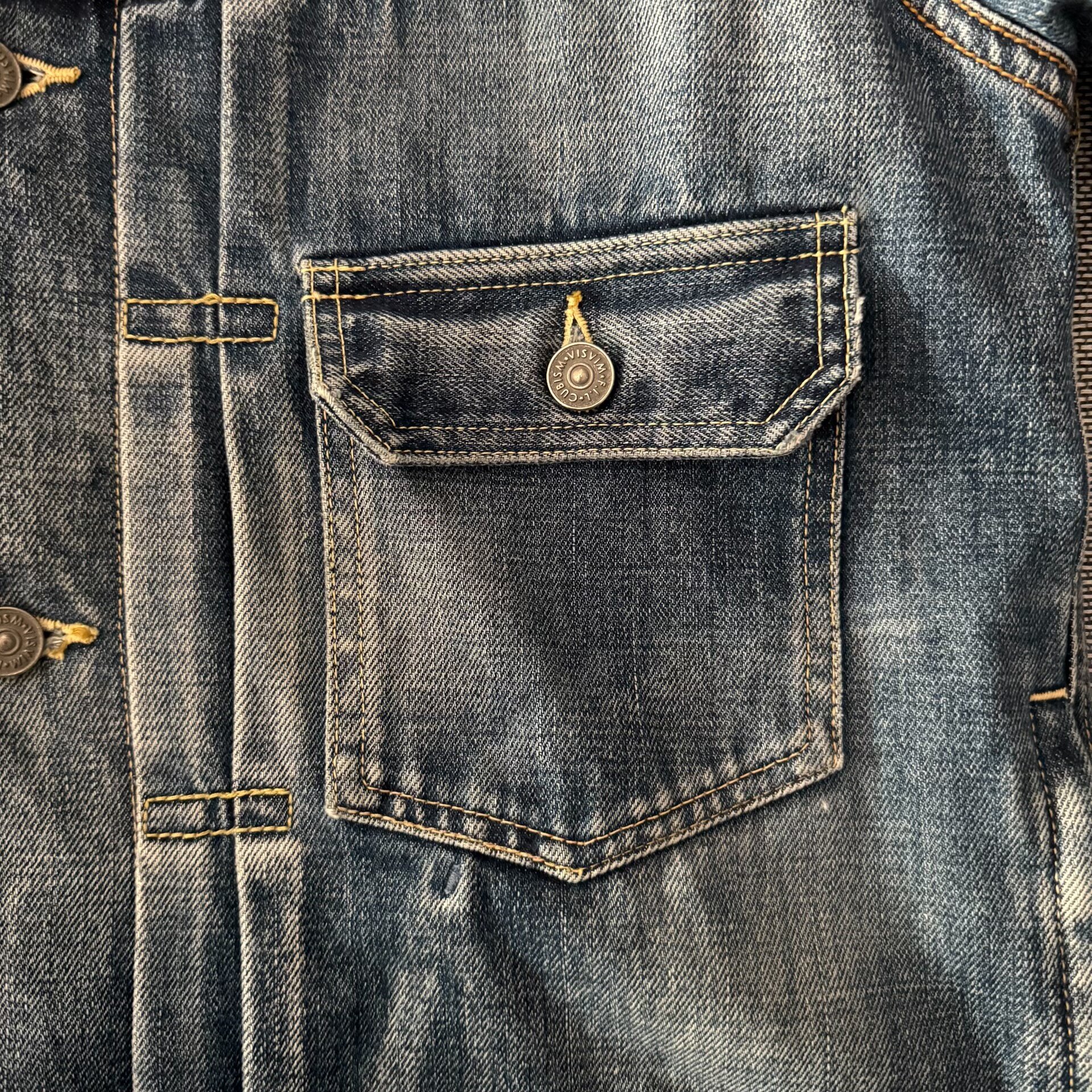 Visvim 102 12aw Type 1 Denim Jacket — label