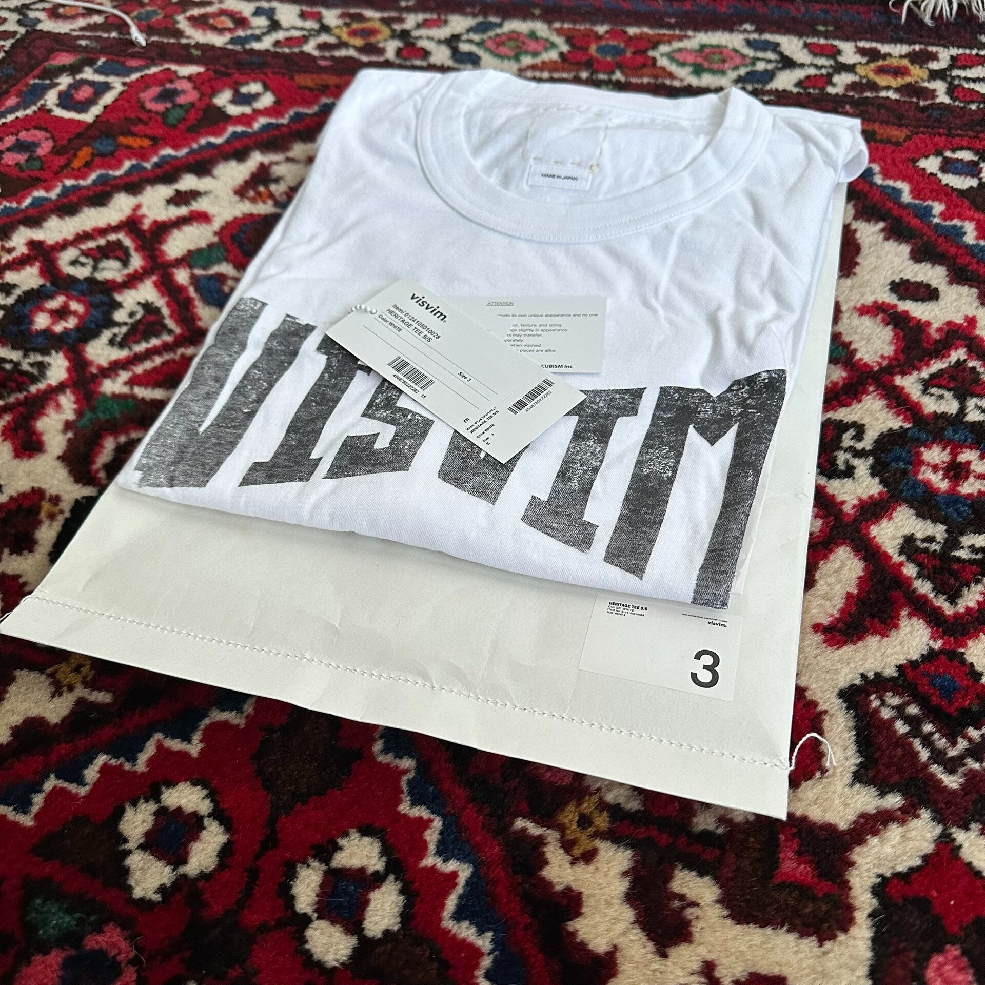 visvim 24ss HERITAGE TEE S/S — front