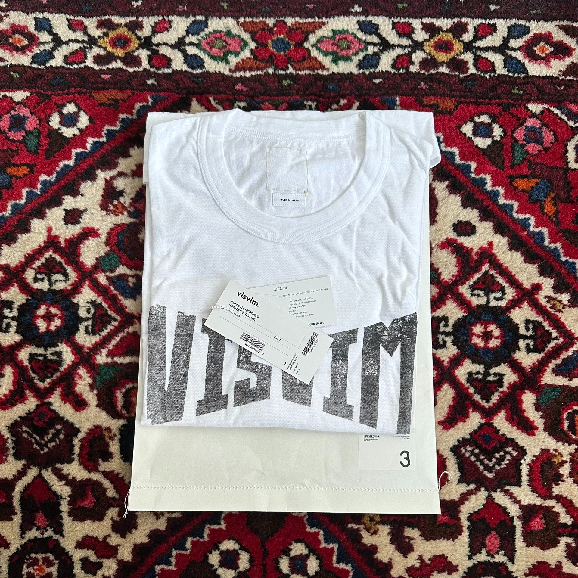 visvim 24ss HERITAGE TEE S/S