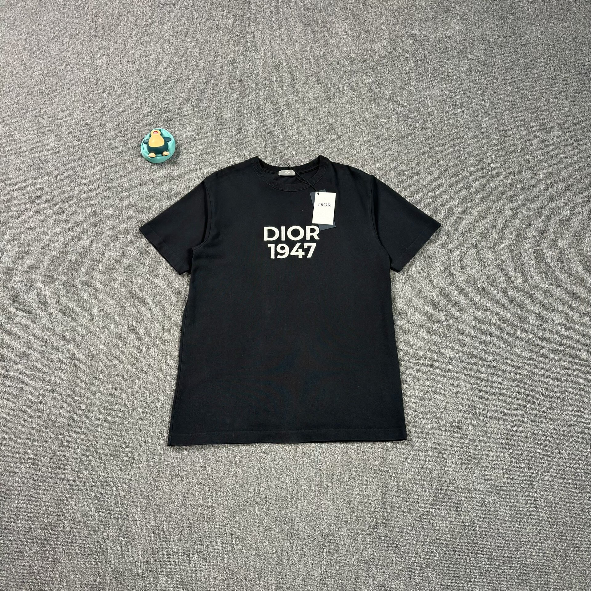 Dior 1947 Logo Black Short-Sleeve T-Shirt