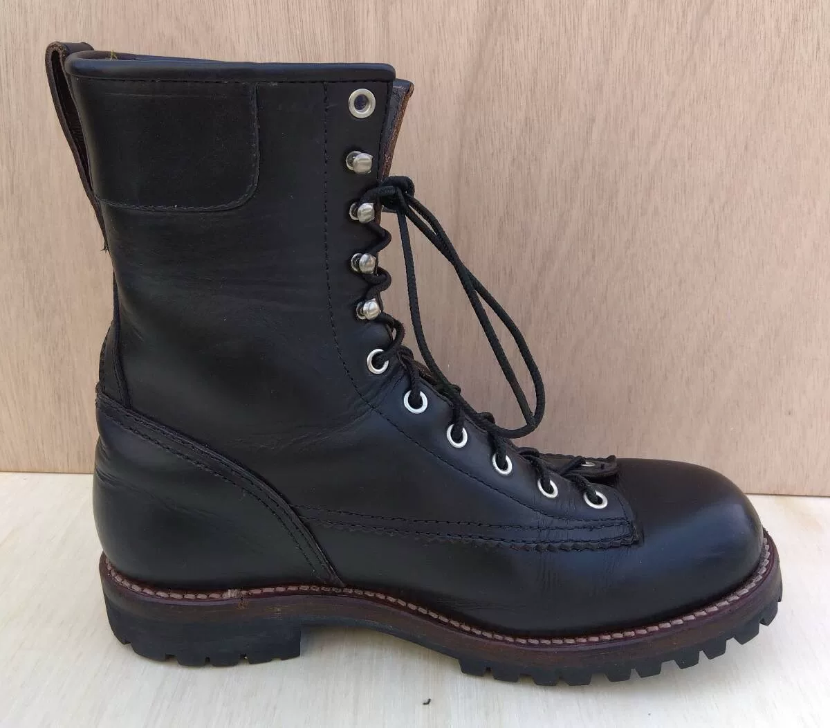 WTAPS 09AW BEETLE Work Boots — back