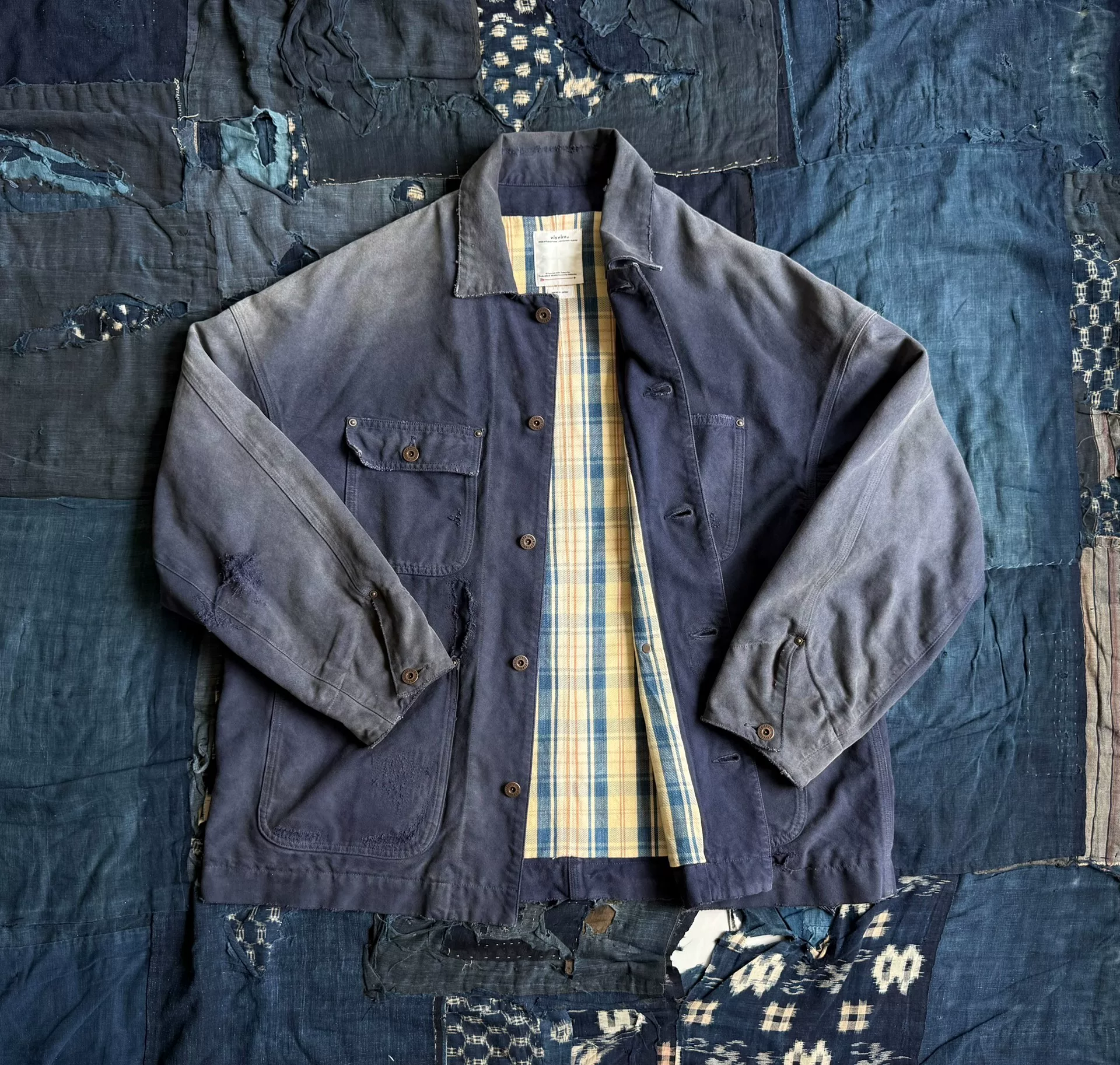 VISVIM 22SS MACRAY COVERALL CRASH — front