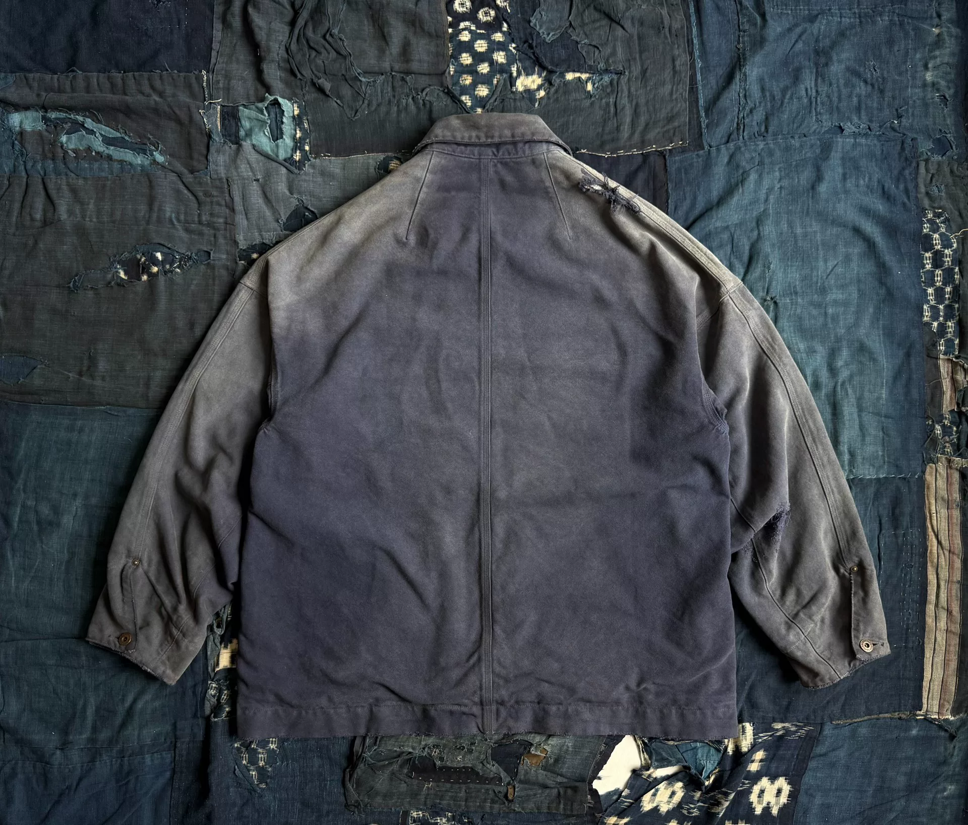 VISVIM 22SS MACRAY COVERALL CRASH — detail