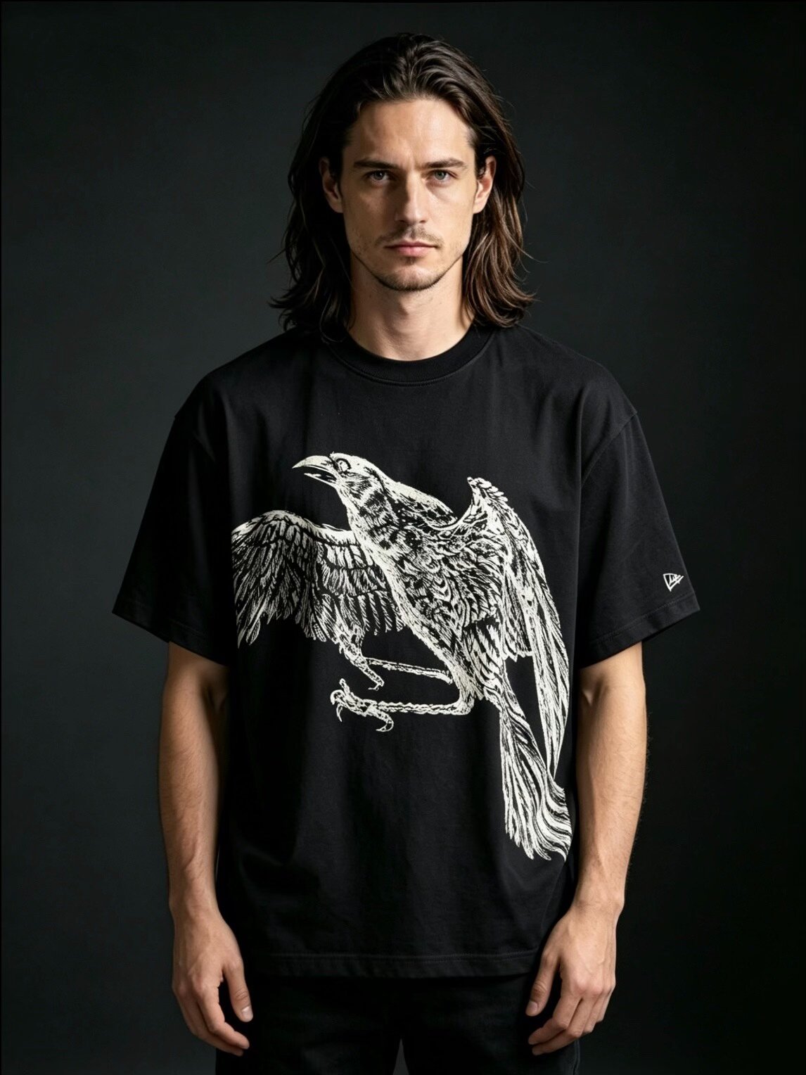 Yohji Yamamoto x New Era Crow T-Shirt — back