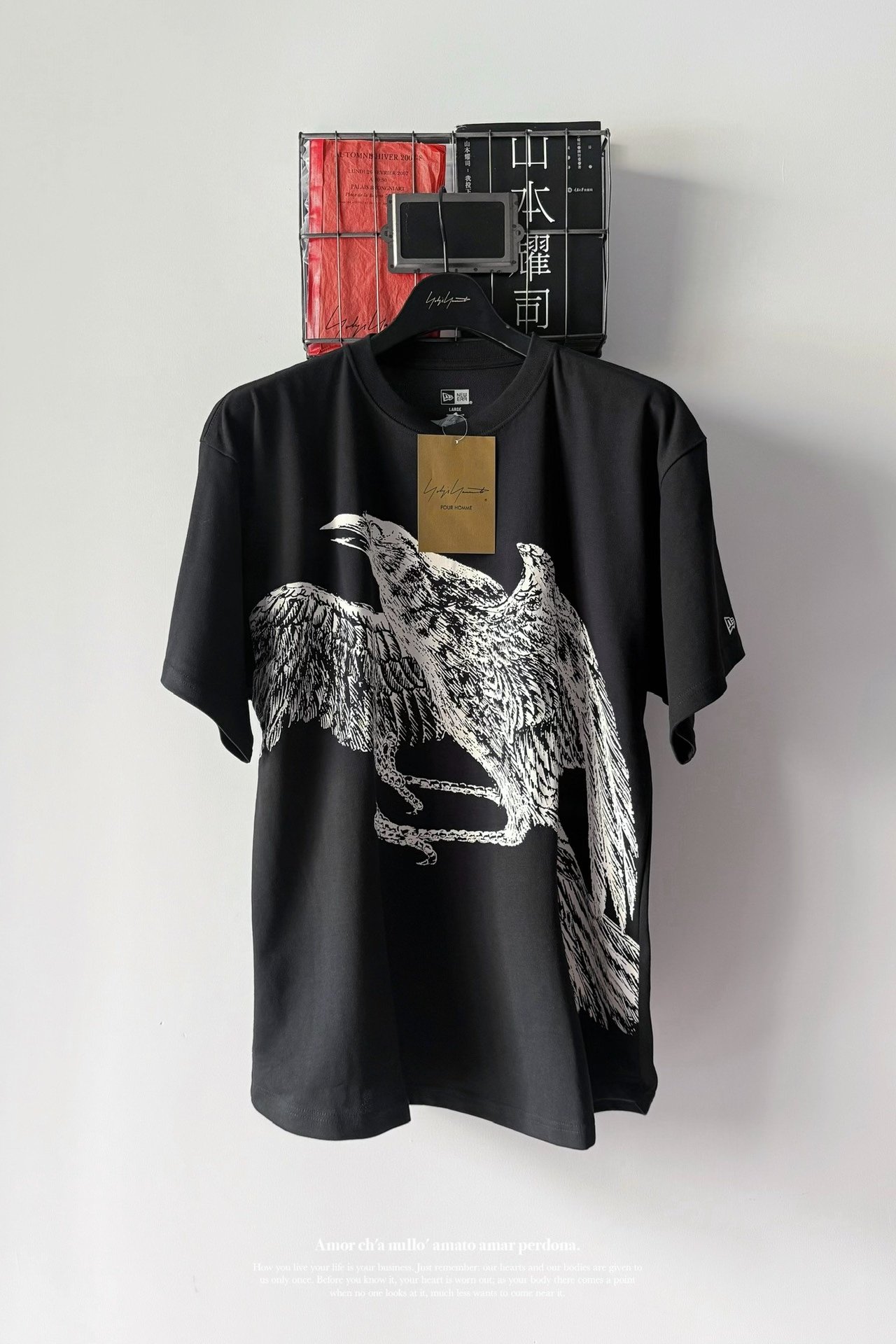 Yohji Yamamoto x New Era Crow T-Shirt — front