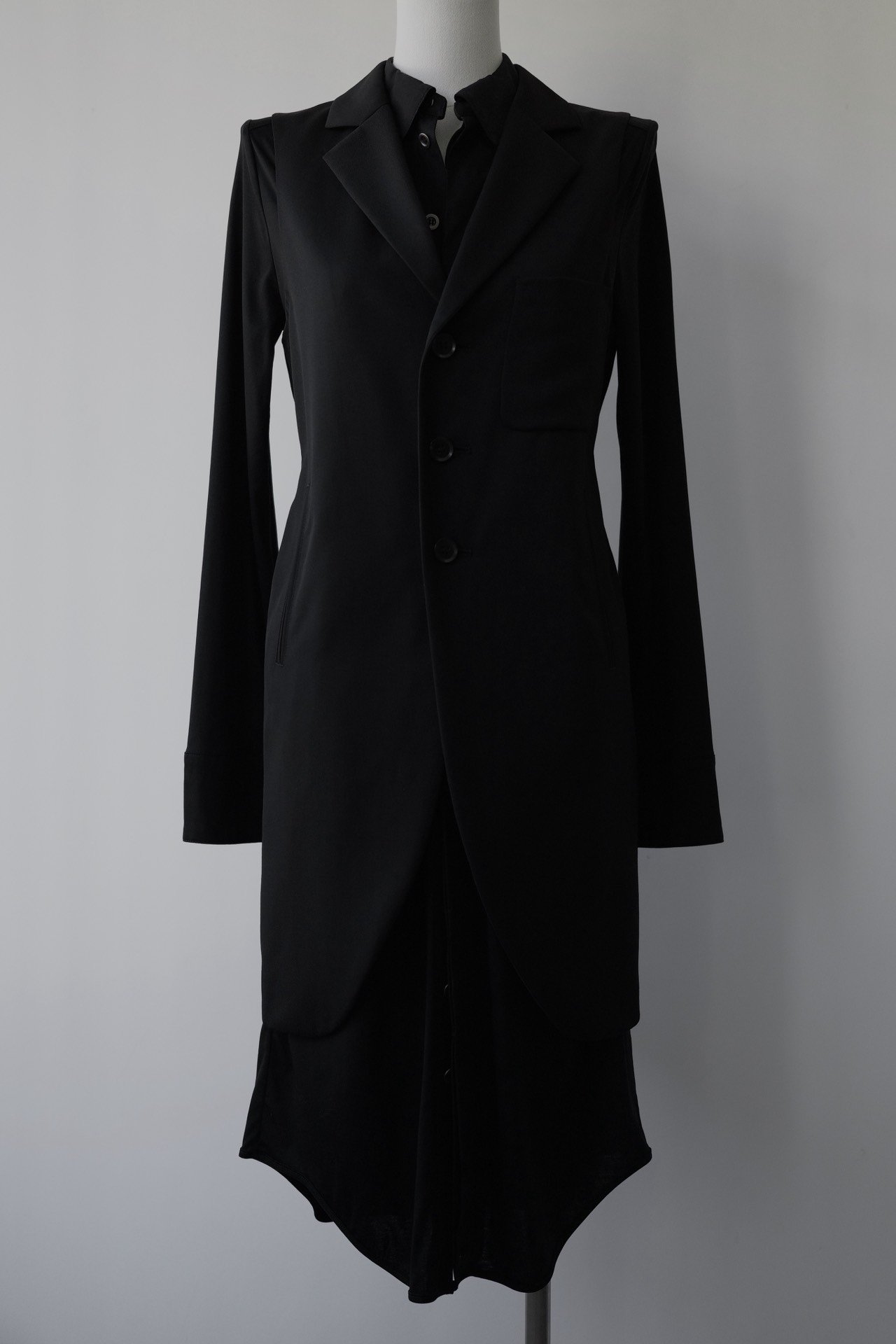 Yohji Yamamoto Y's 15AW Pleated Vest — front