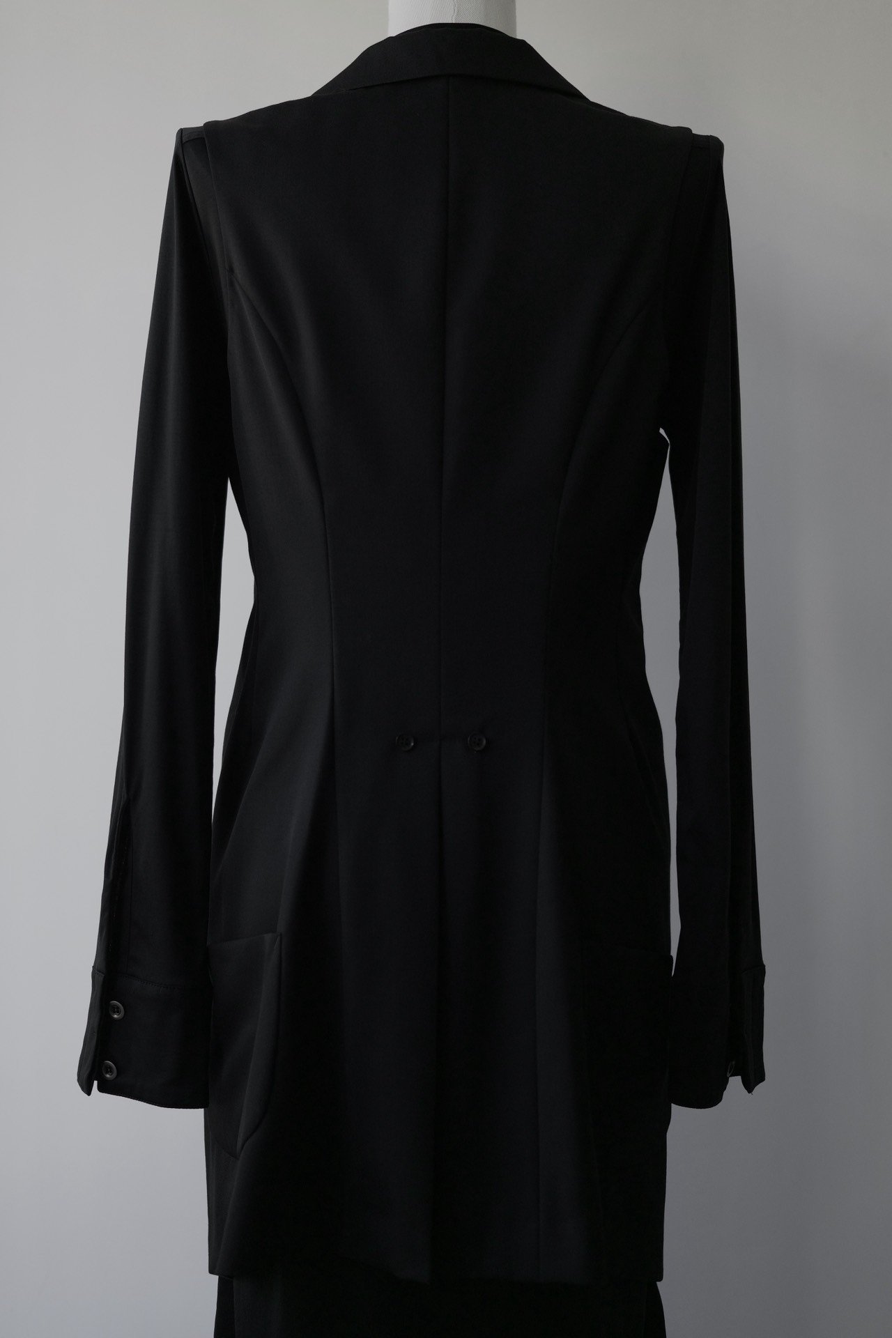 Yohji Yamamoto Y's 15AW Pleated Vest — back