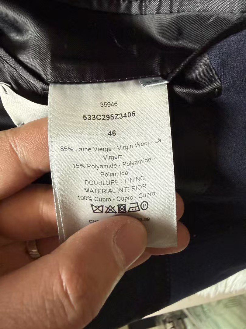 Dior Men's Suit Jacket — back