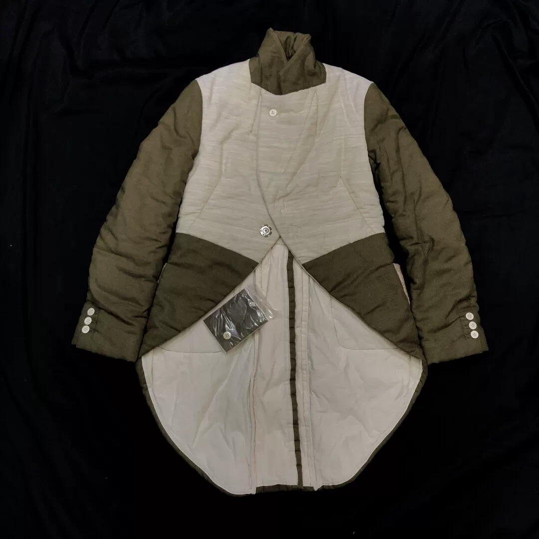 Comme des Garçons 17FW Patchwork Puffer — detail