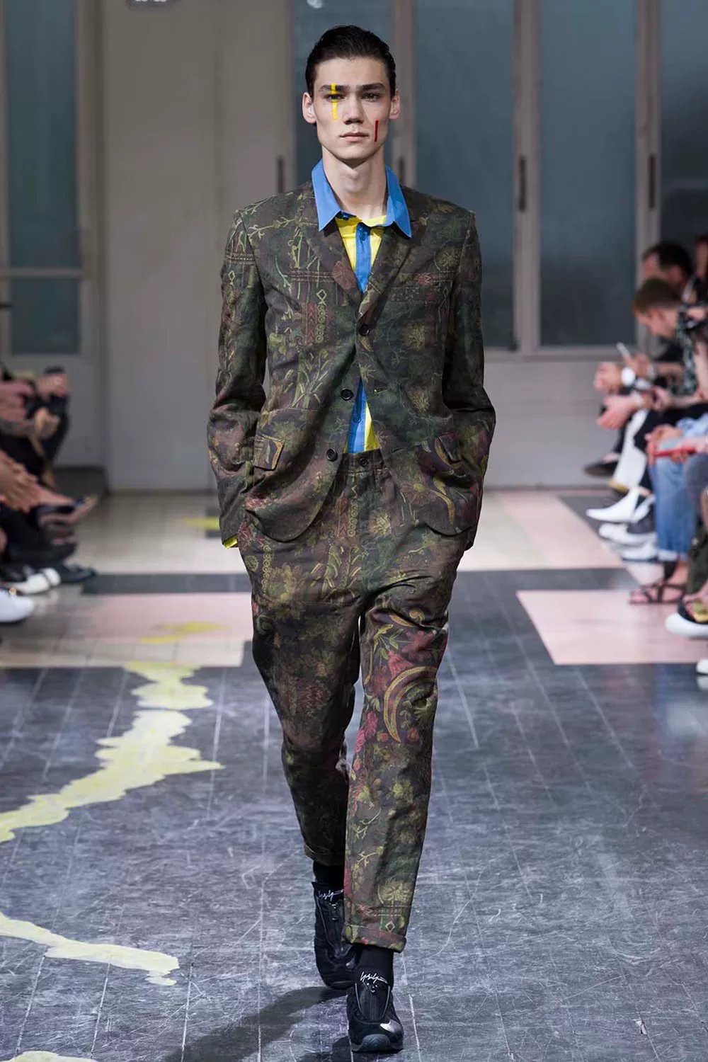 Yohji Yamamoto 16SS Totem Floral Jacket — front