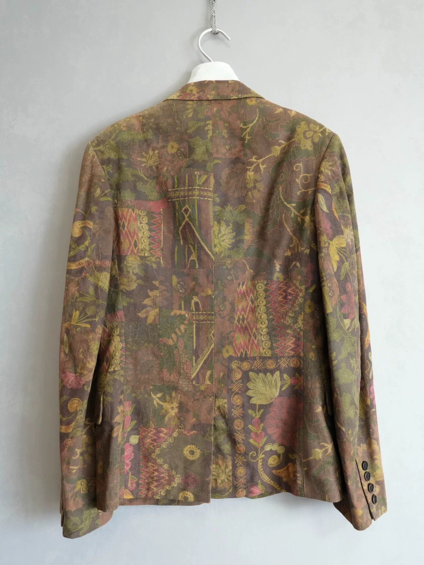 Yohji Yamamoto 16SS Totem Floral Jacket — detail