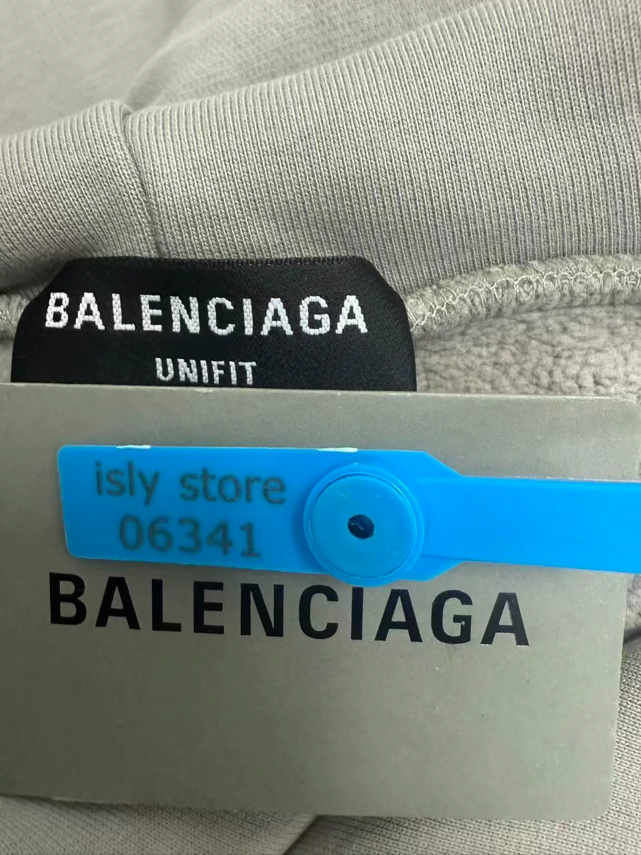 Balenciaga BB Logo Pullover Hoodie — back
