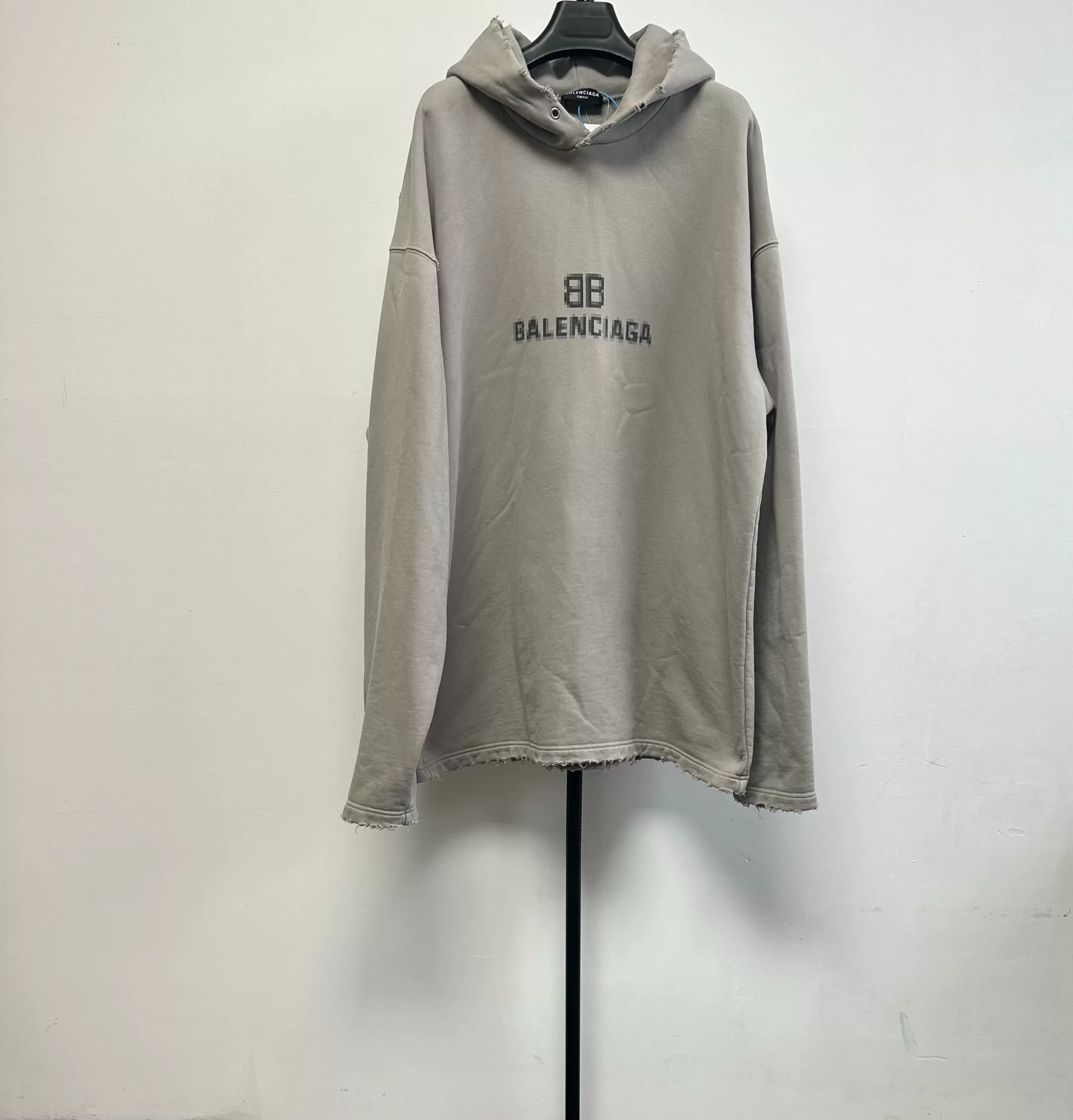 Balenciaga BB Logo Pullover Hoodie