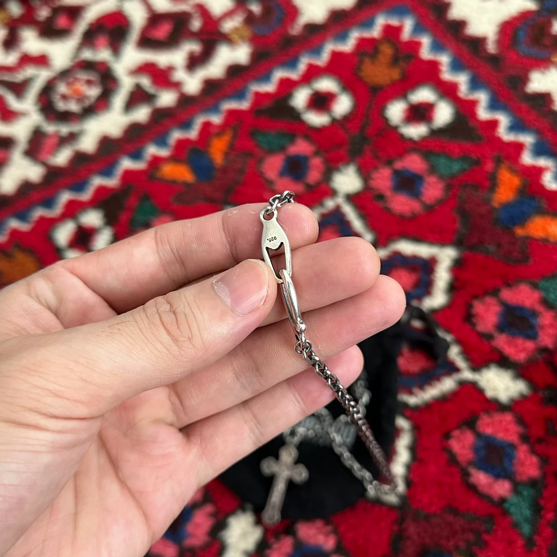 NEIGHBORHOOD Necklace Pendant Set — back